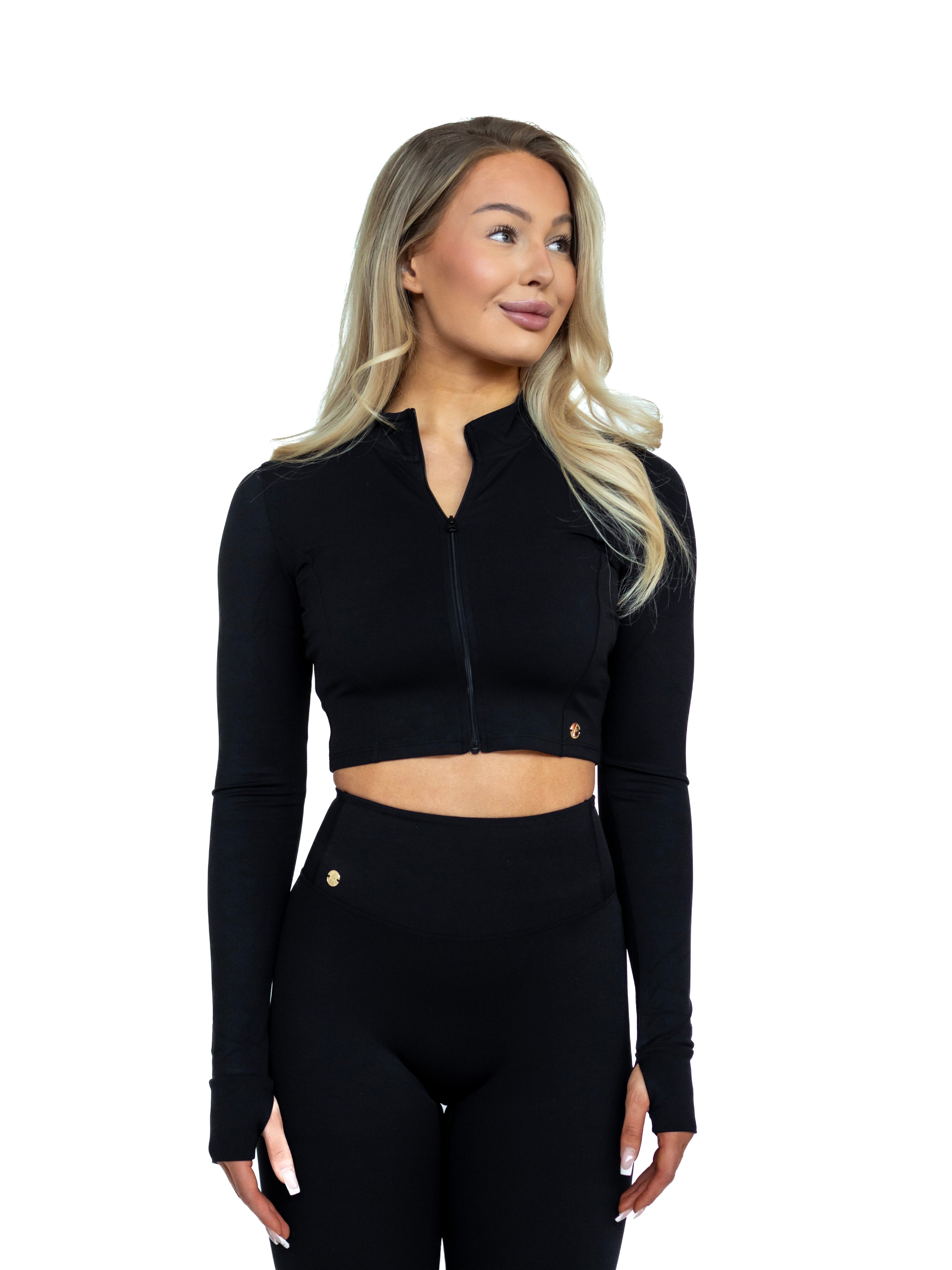 Core Zipper Jacket - Black