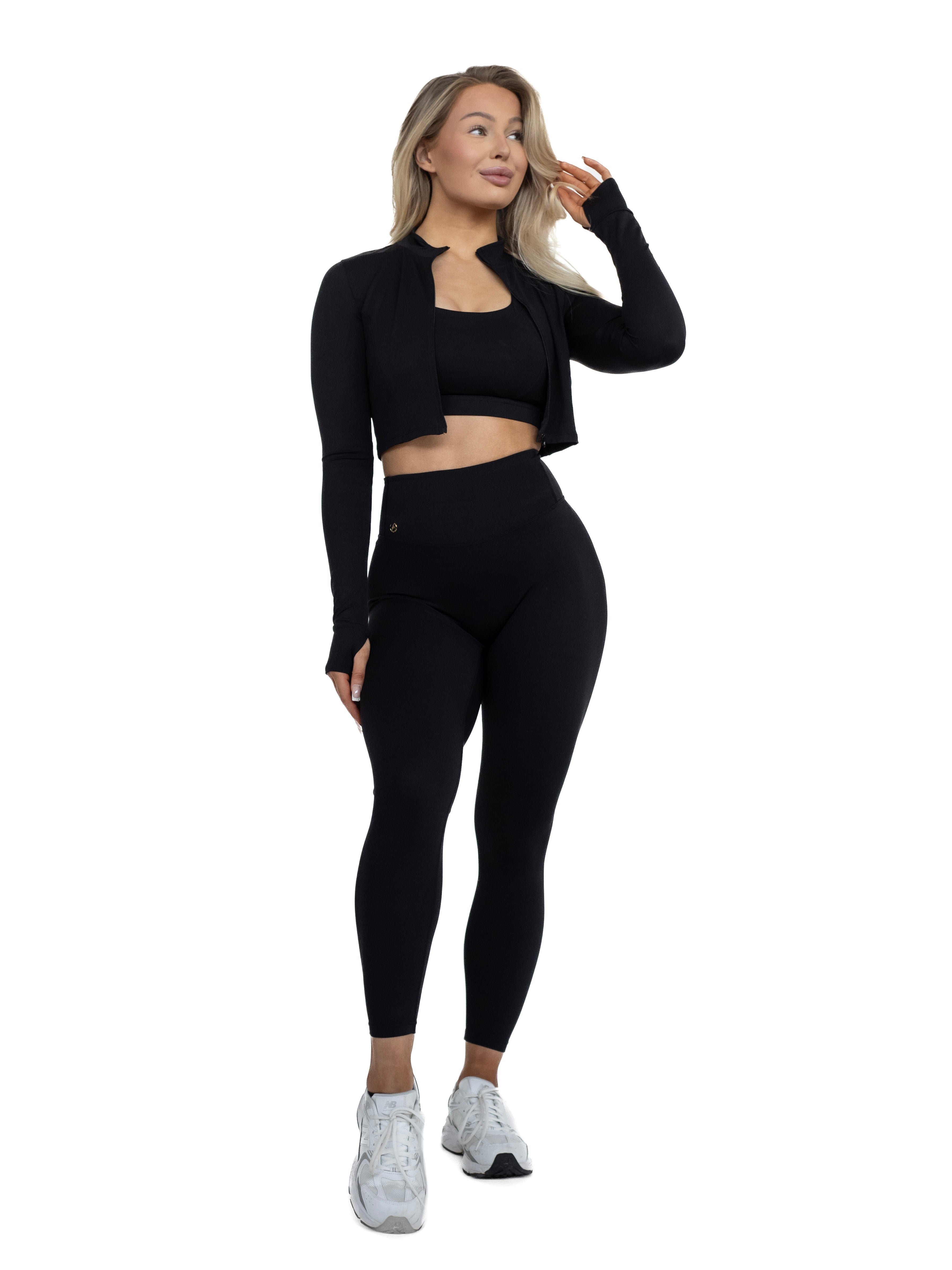 Core Zipper Jacket - Black