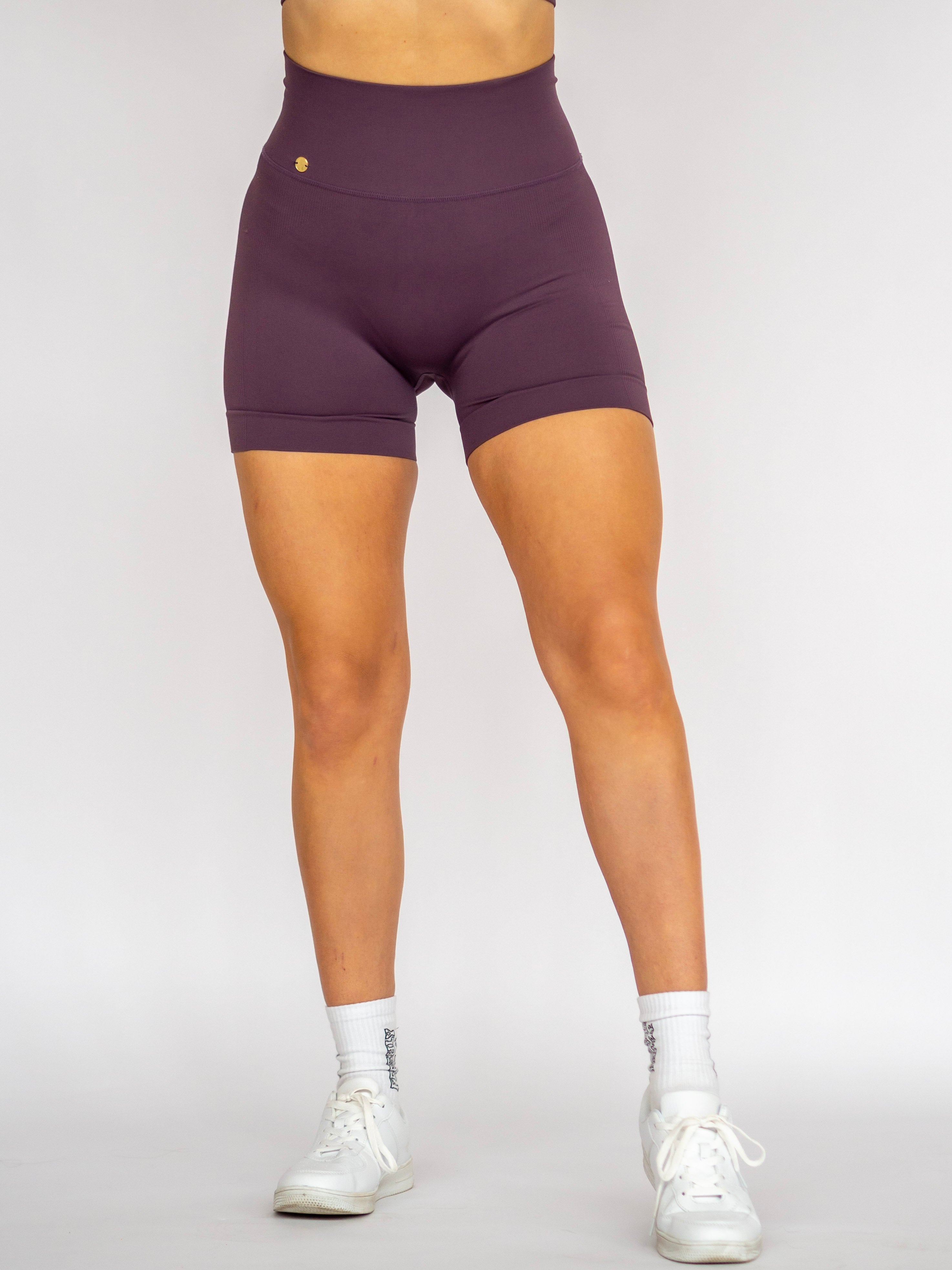 Everyday Ribbed Shorts - Misty Lilac