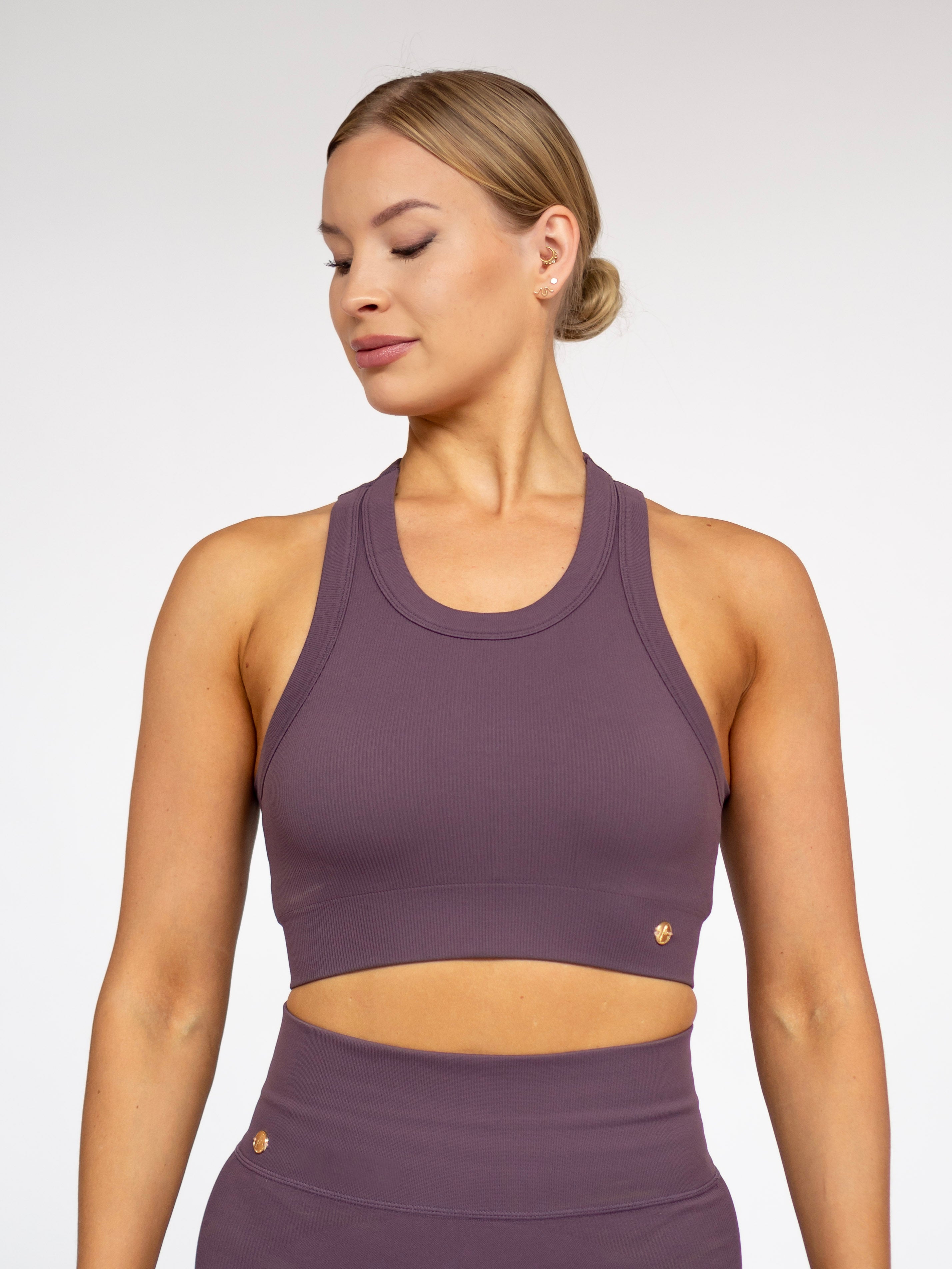 Everyday Ribbed Top - Misty Lilac