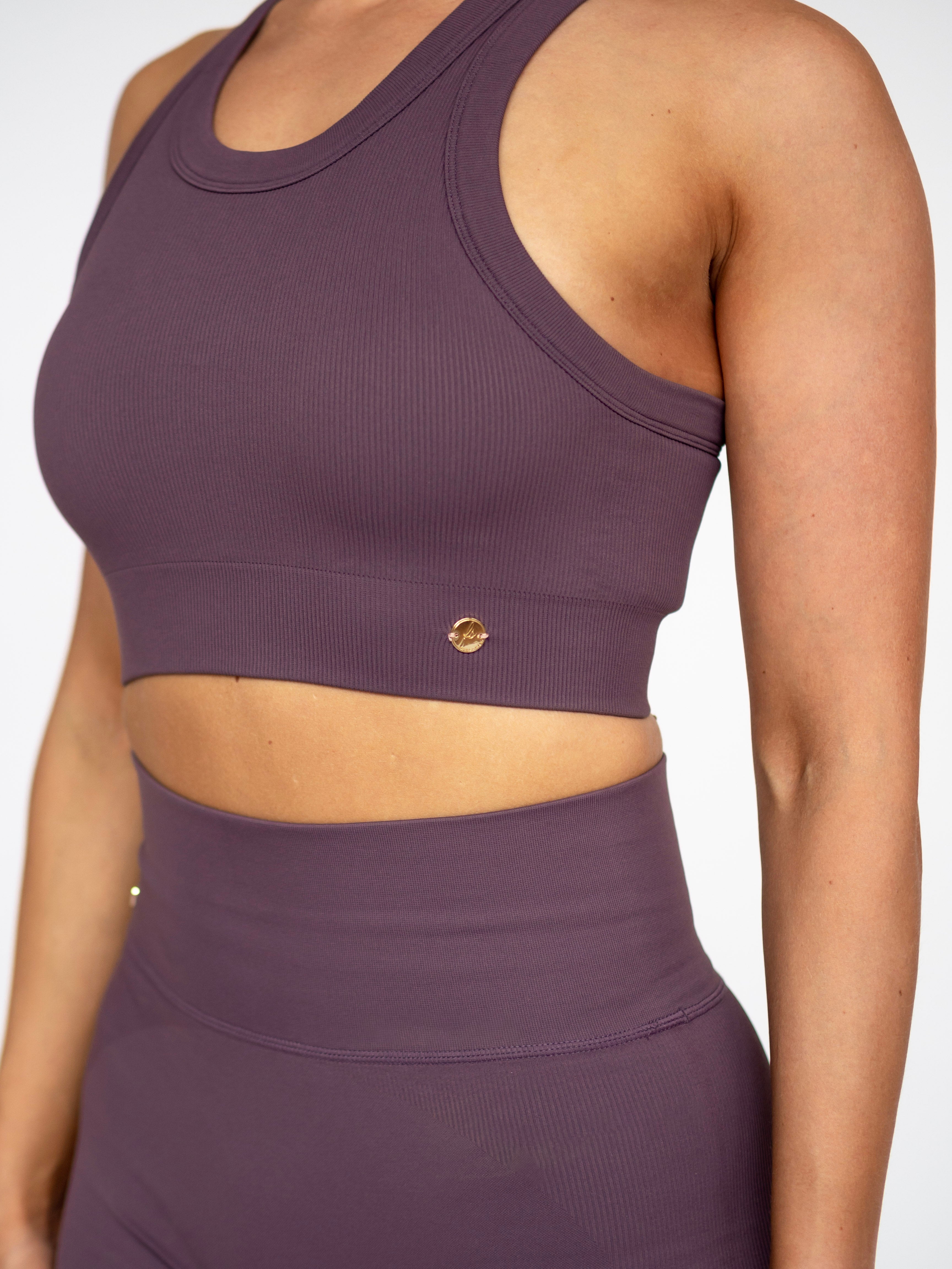 Everyday Ribbed Top - Misty Lilac