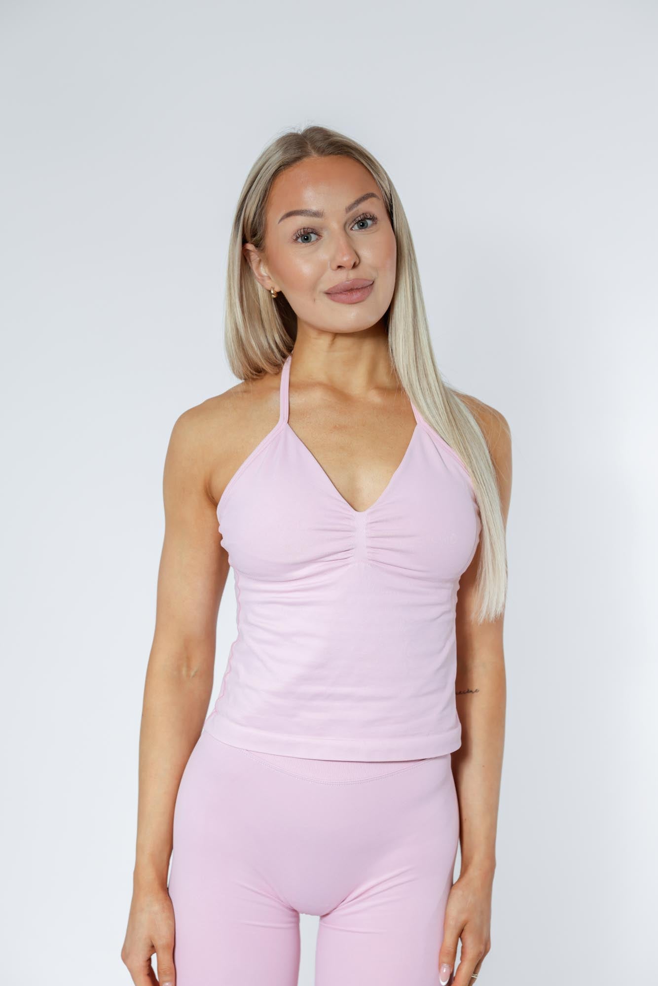 Halterneck Tank - Candy Pink