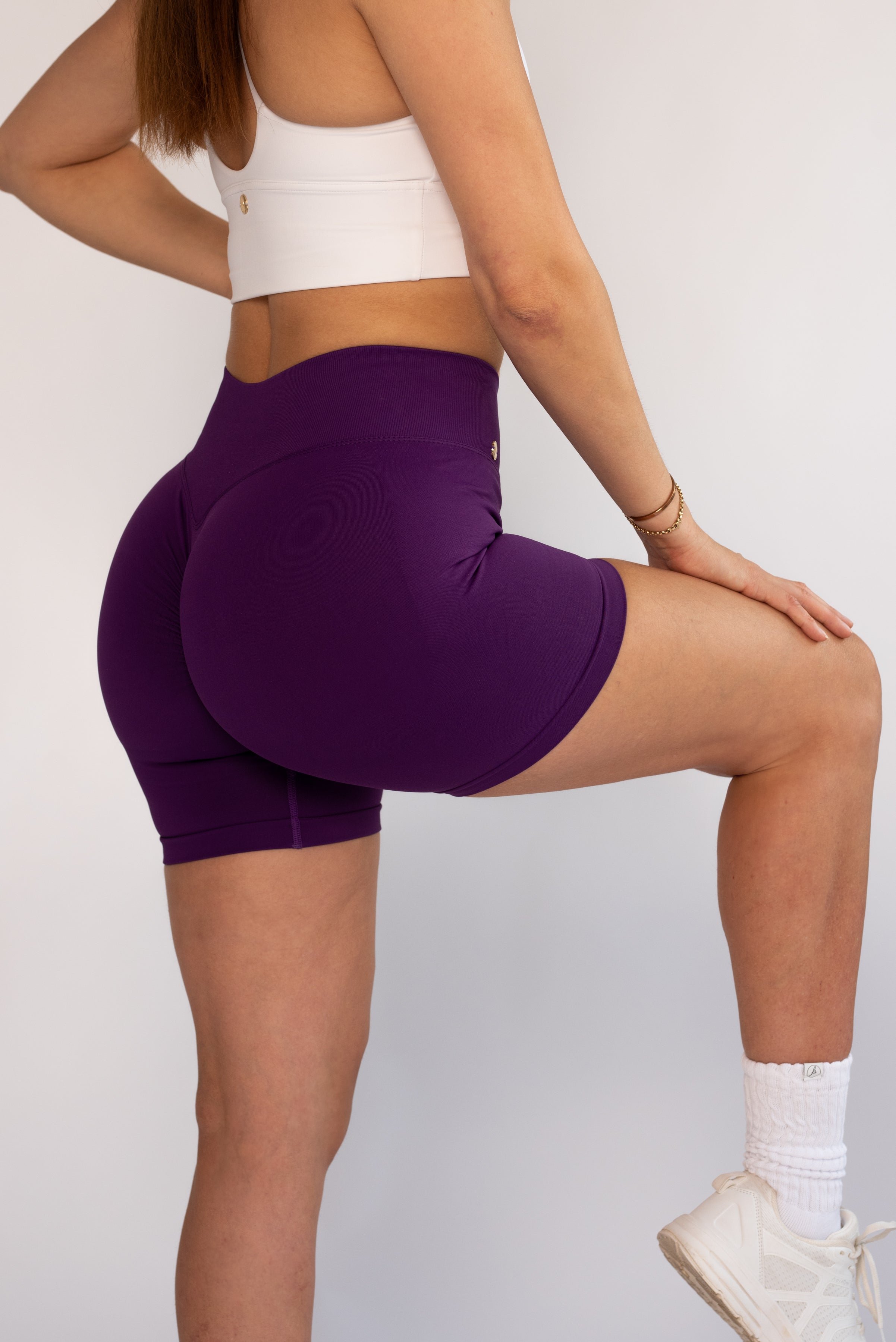 Perfect Peachy Shorts - Violet Amethyst