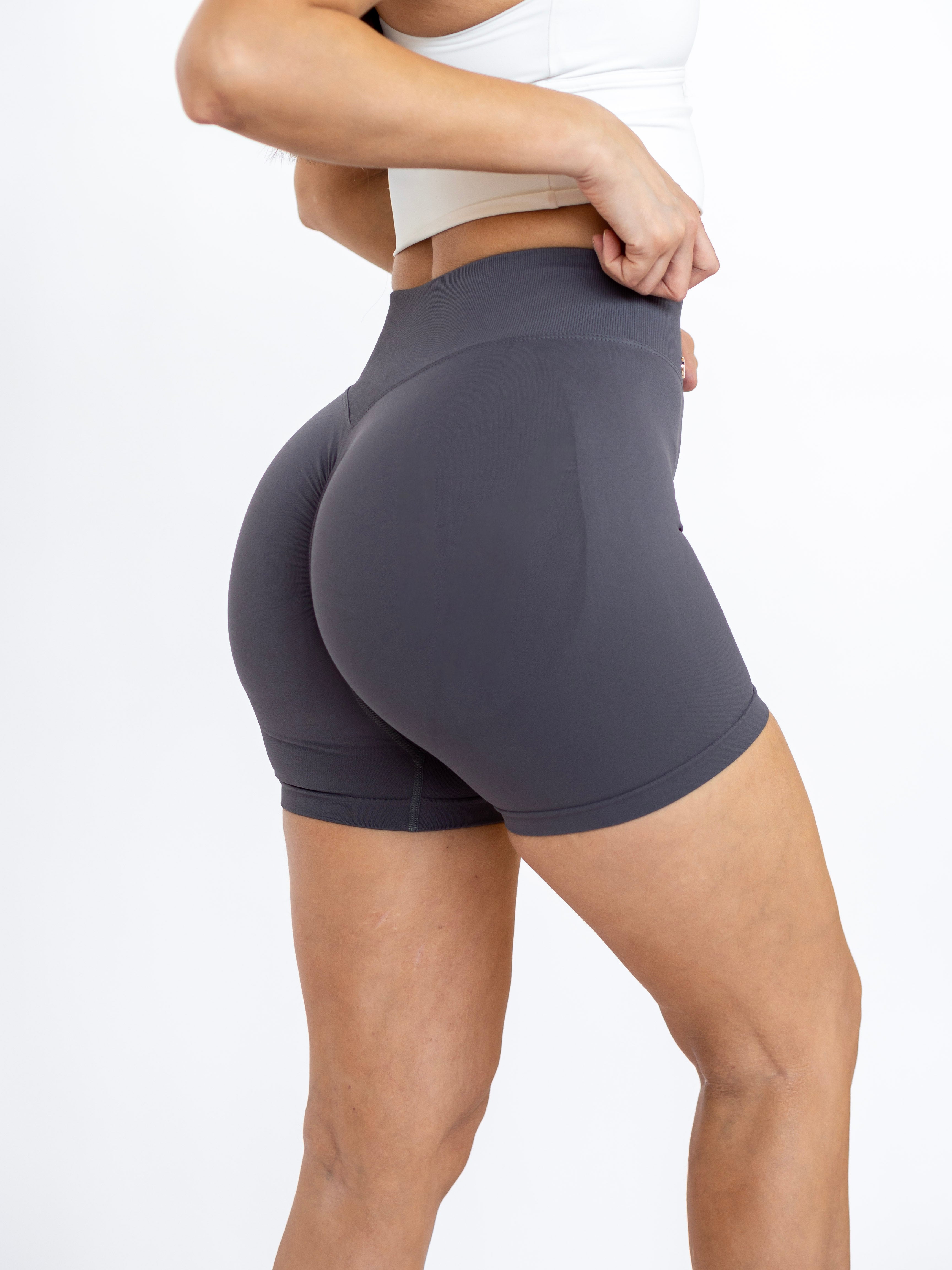 Perfect Peachy Shorts - Smokey Grey