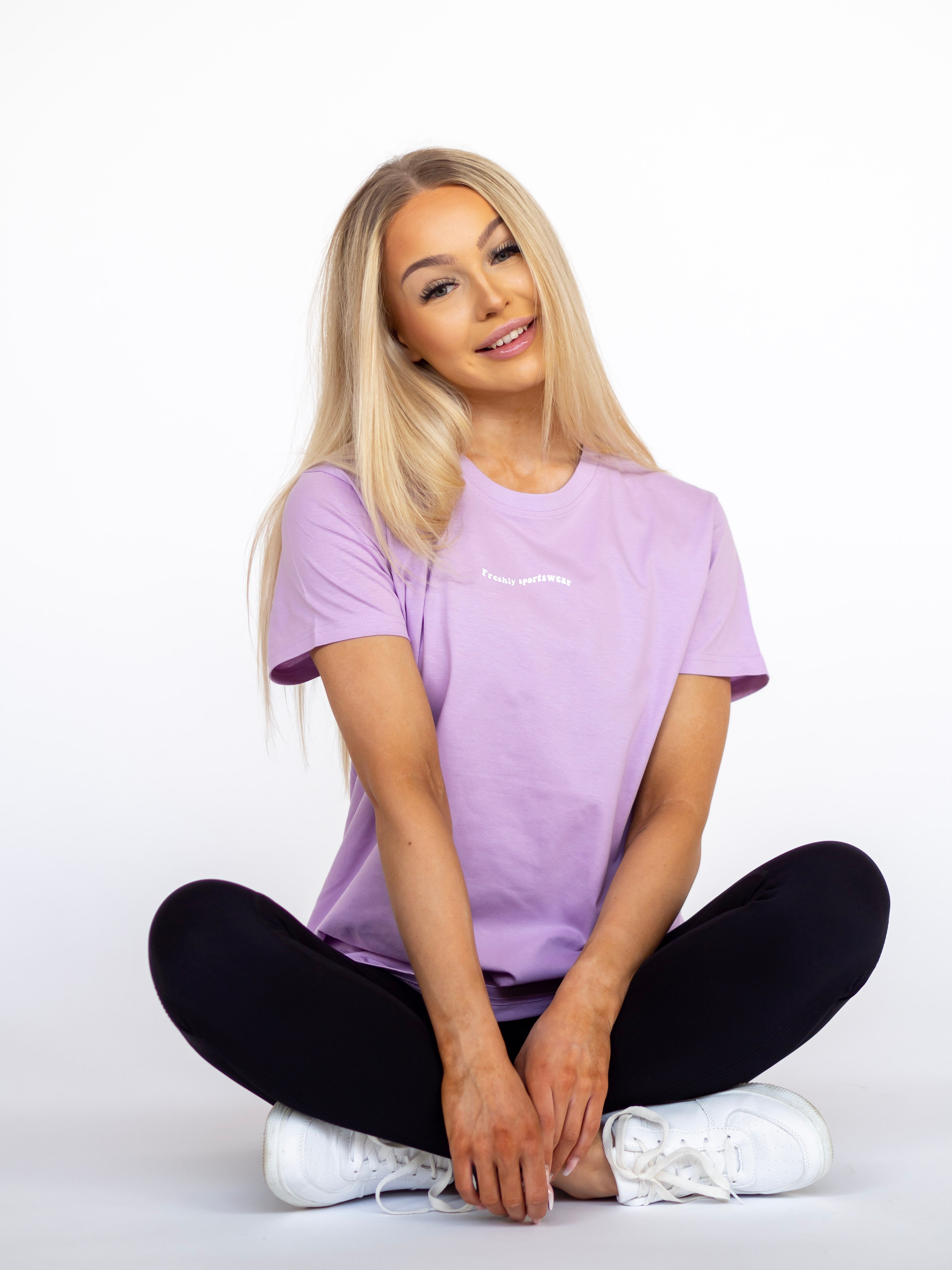 PUMP COVER OVERSIZED TEE - Groove Mauve