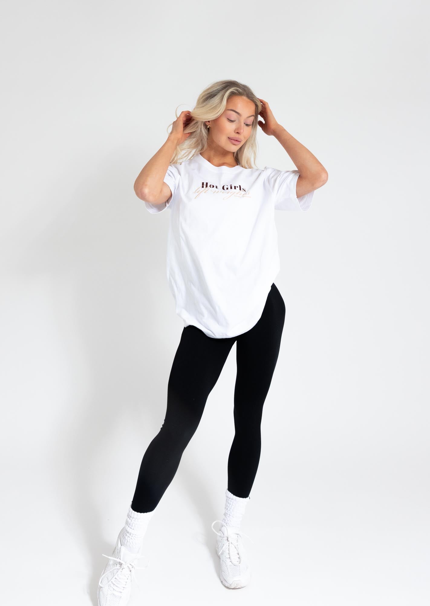 PUMP COVER OVERSIZED TEE - Pure White