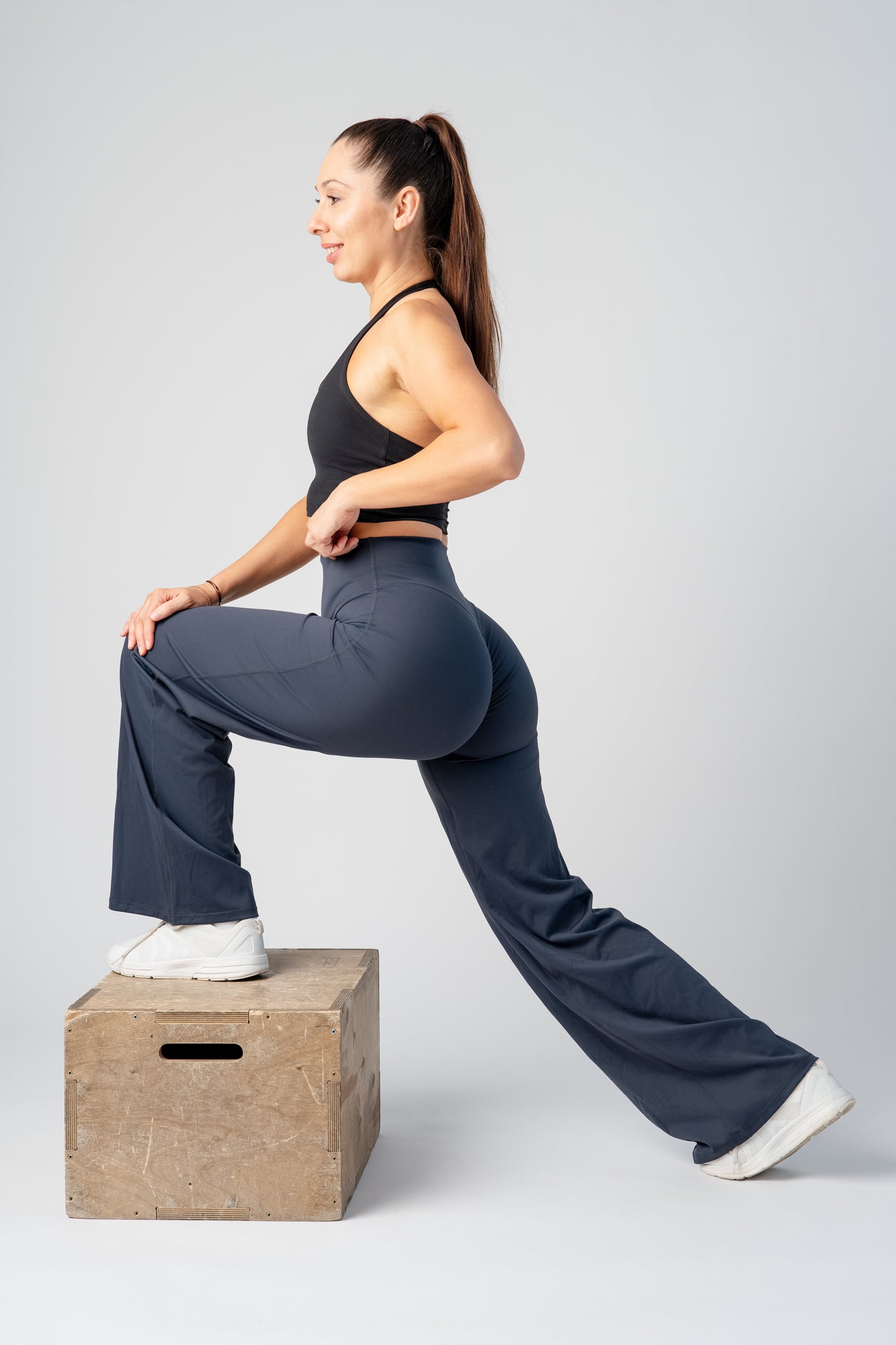 Core Straight Leg Pants - Steel Blue