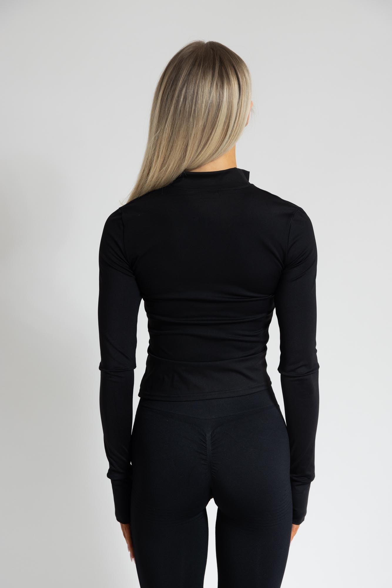 Zip Up Jacket - Black