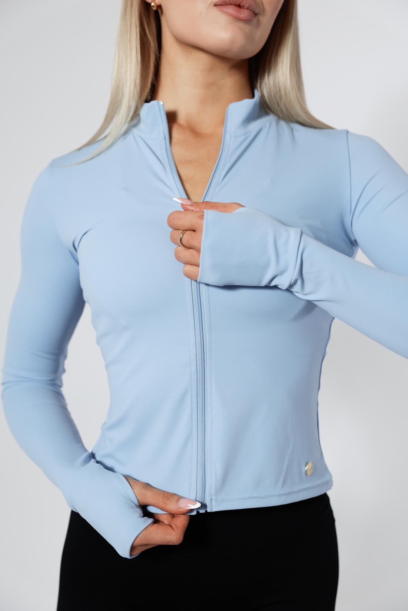 Zip Up Jacket - Sky Blue