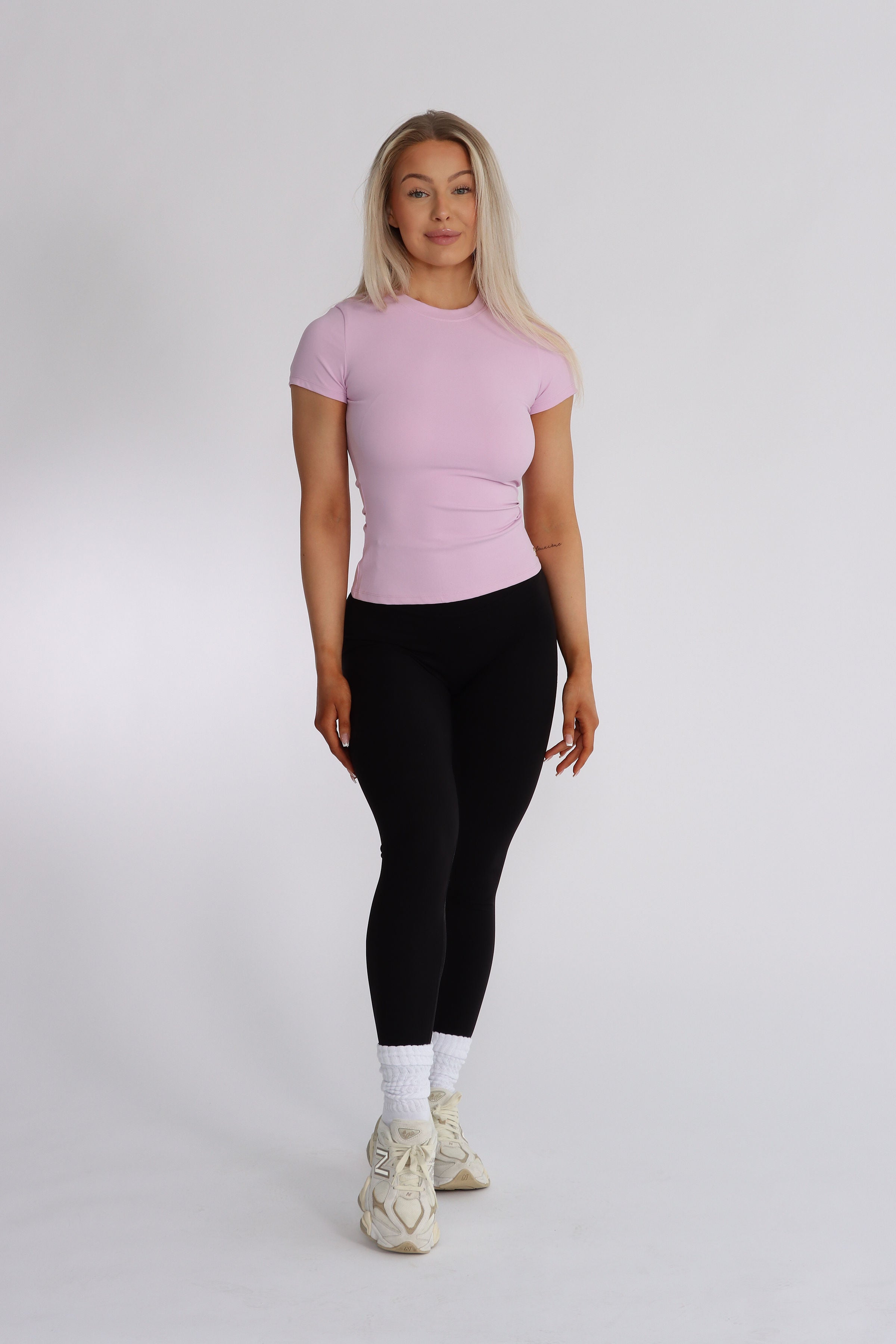 Sculpt T-Shirt - Soft Pink