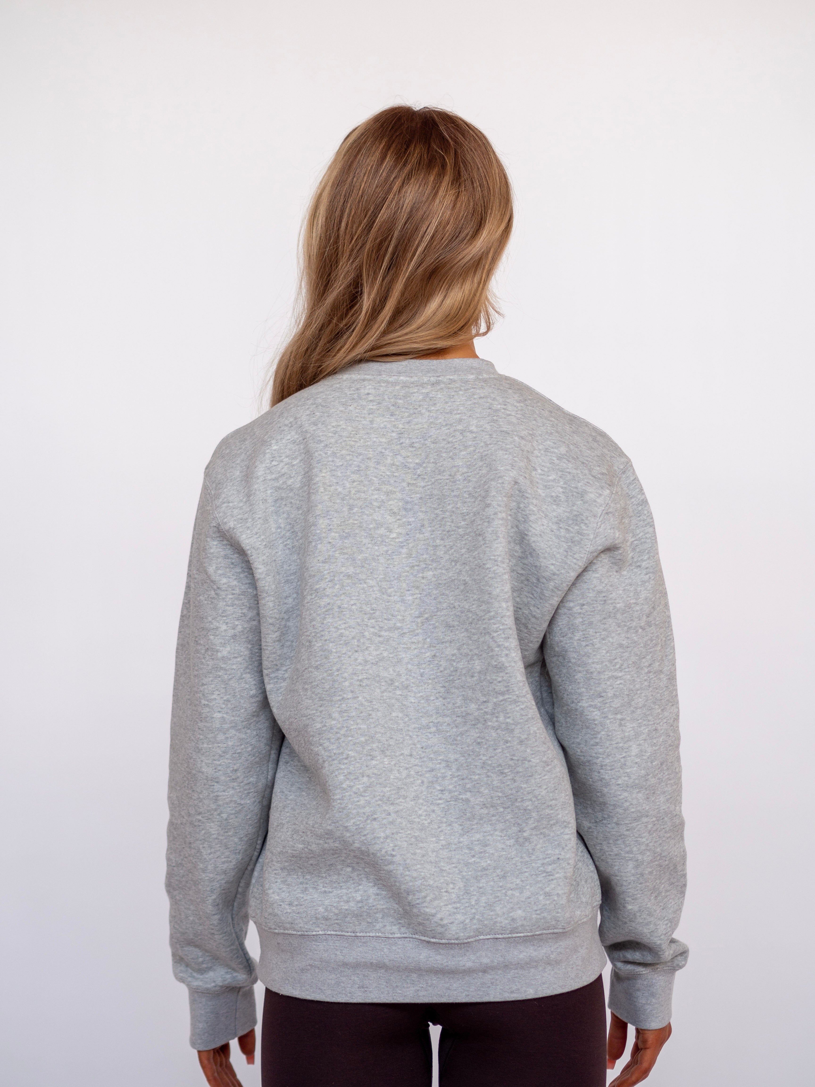 PUMP COVER SWEATSHIRT- MELANGE GREY