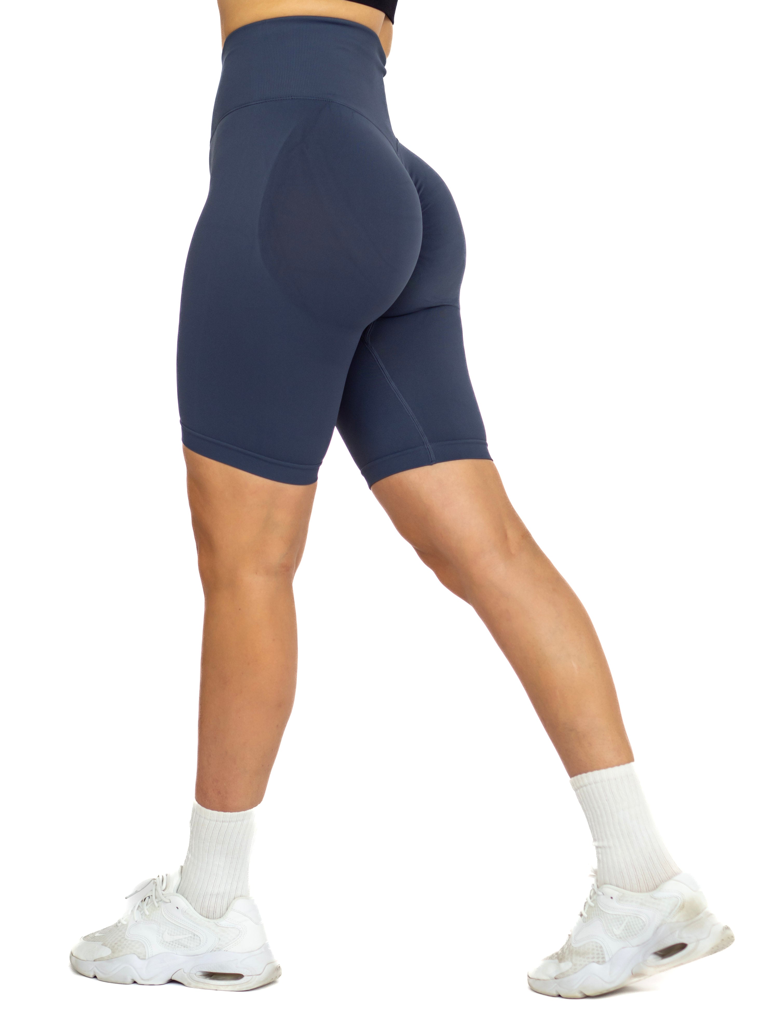 Peachy Biker Shorts - Blueberry