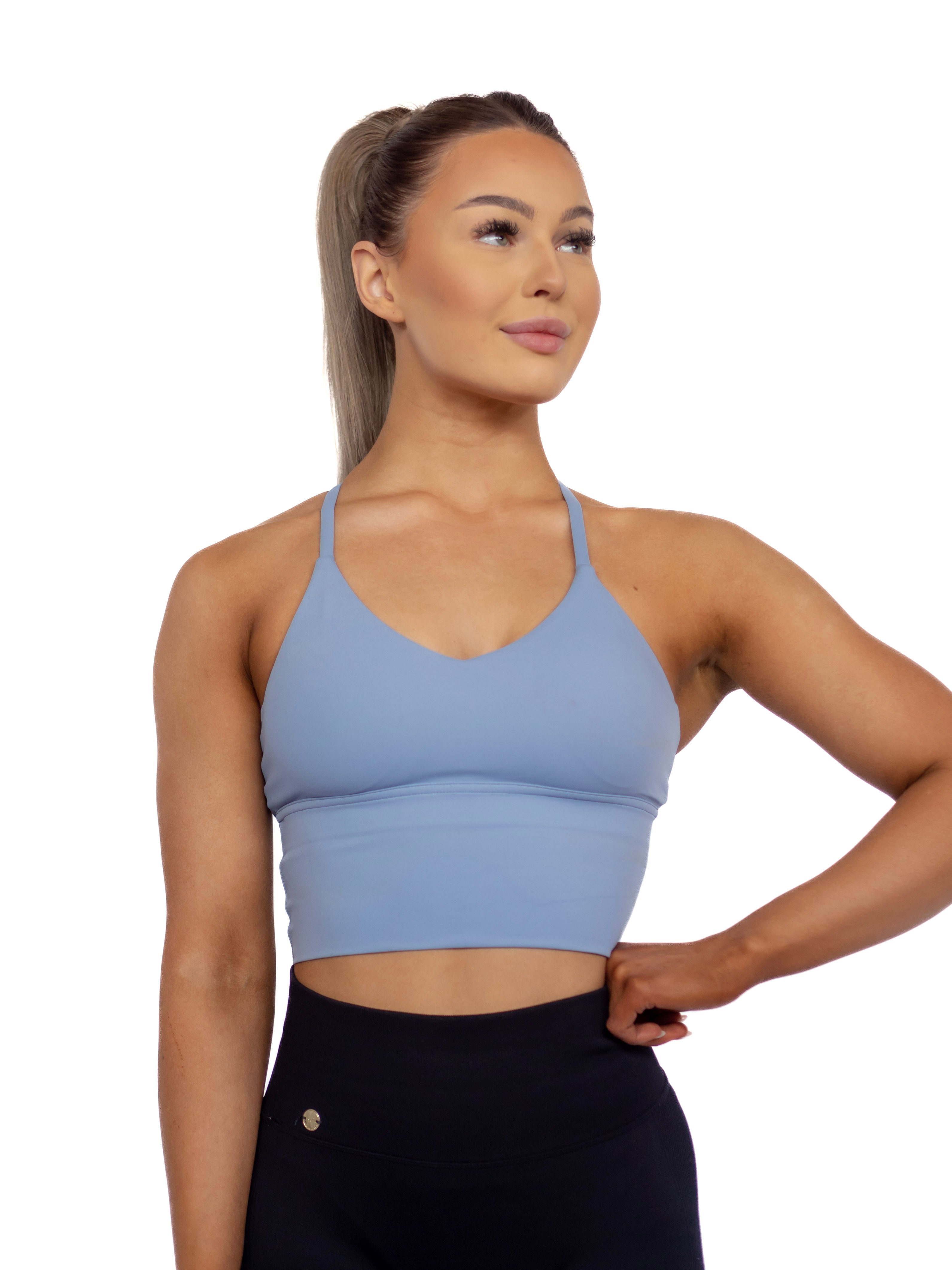 Perfect Back Top - Blue Sky