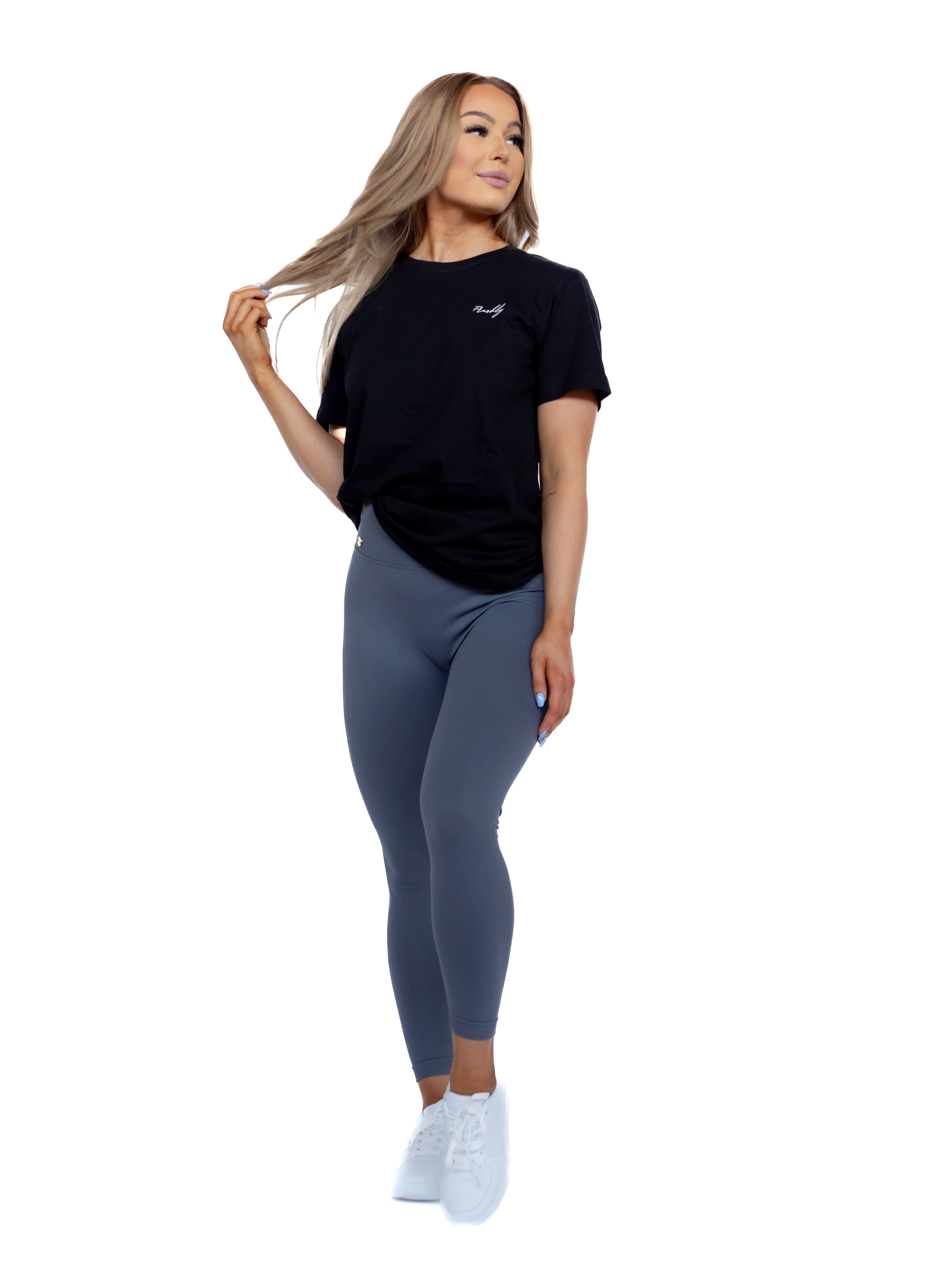 PUMP COVER OVERSIZED TEE - GRAPHIC VIOLET