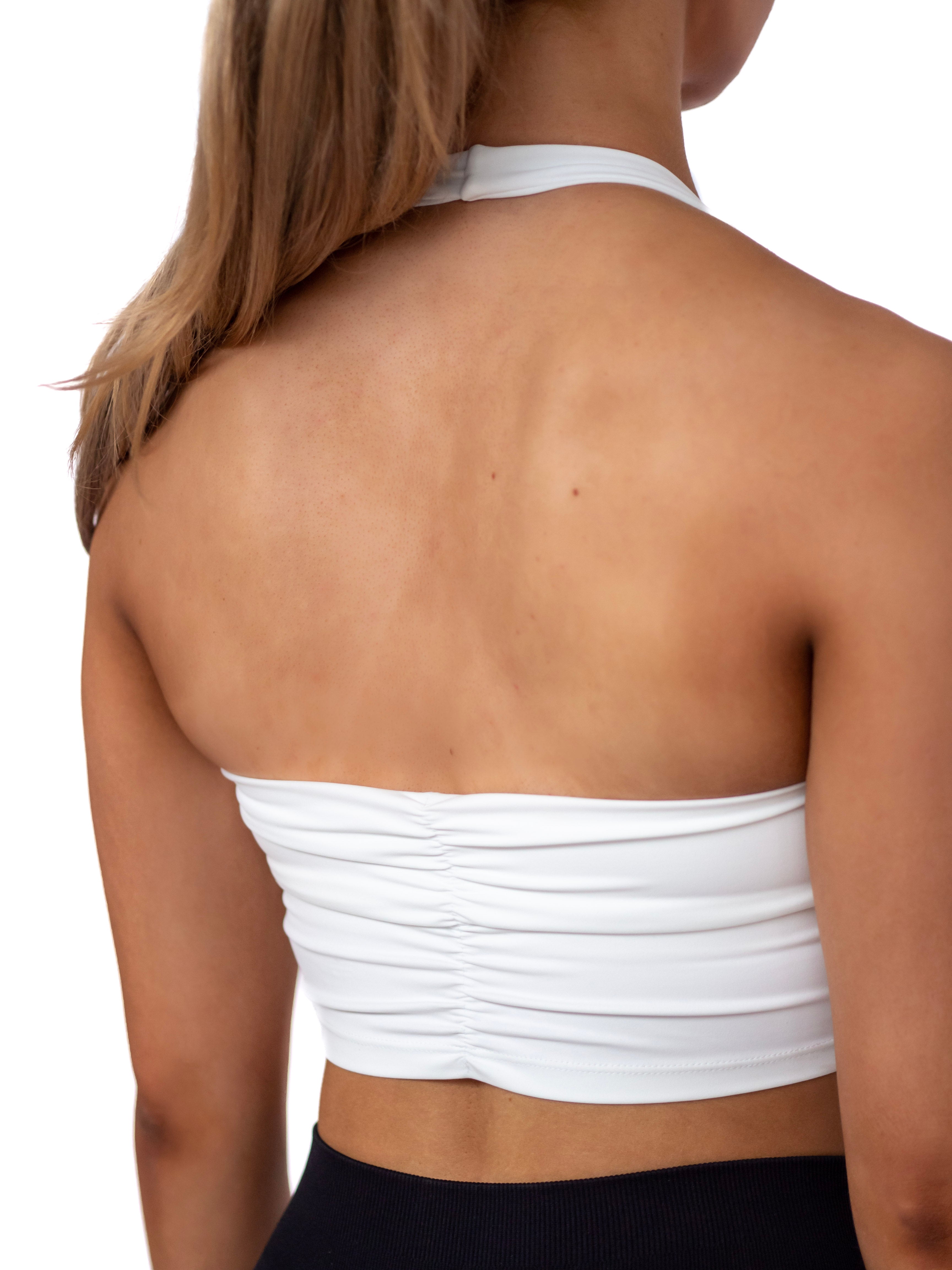 Halterneck Top - White
