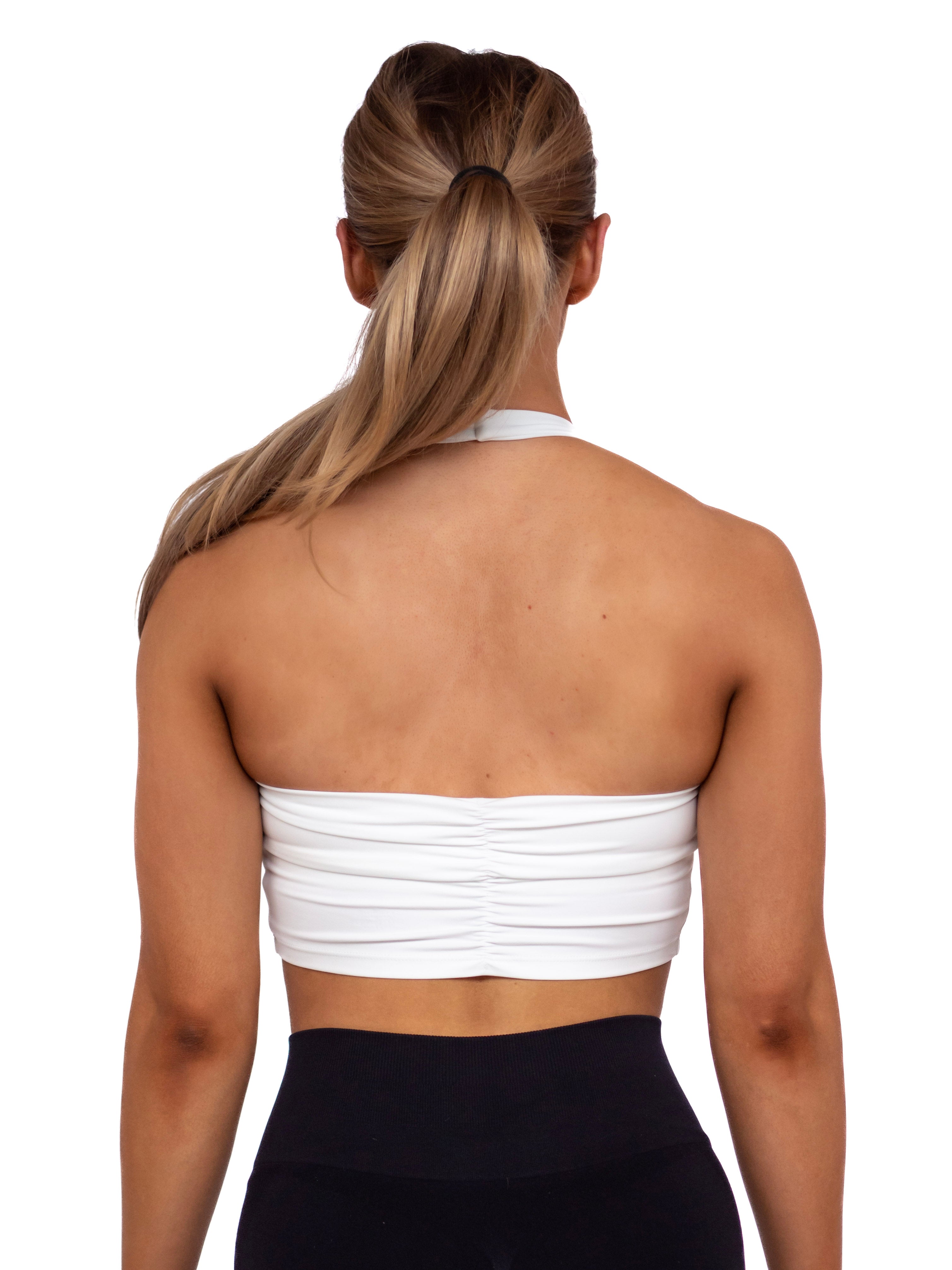 Halterneck Top - White
