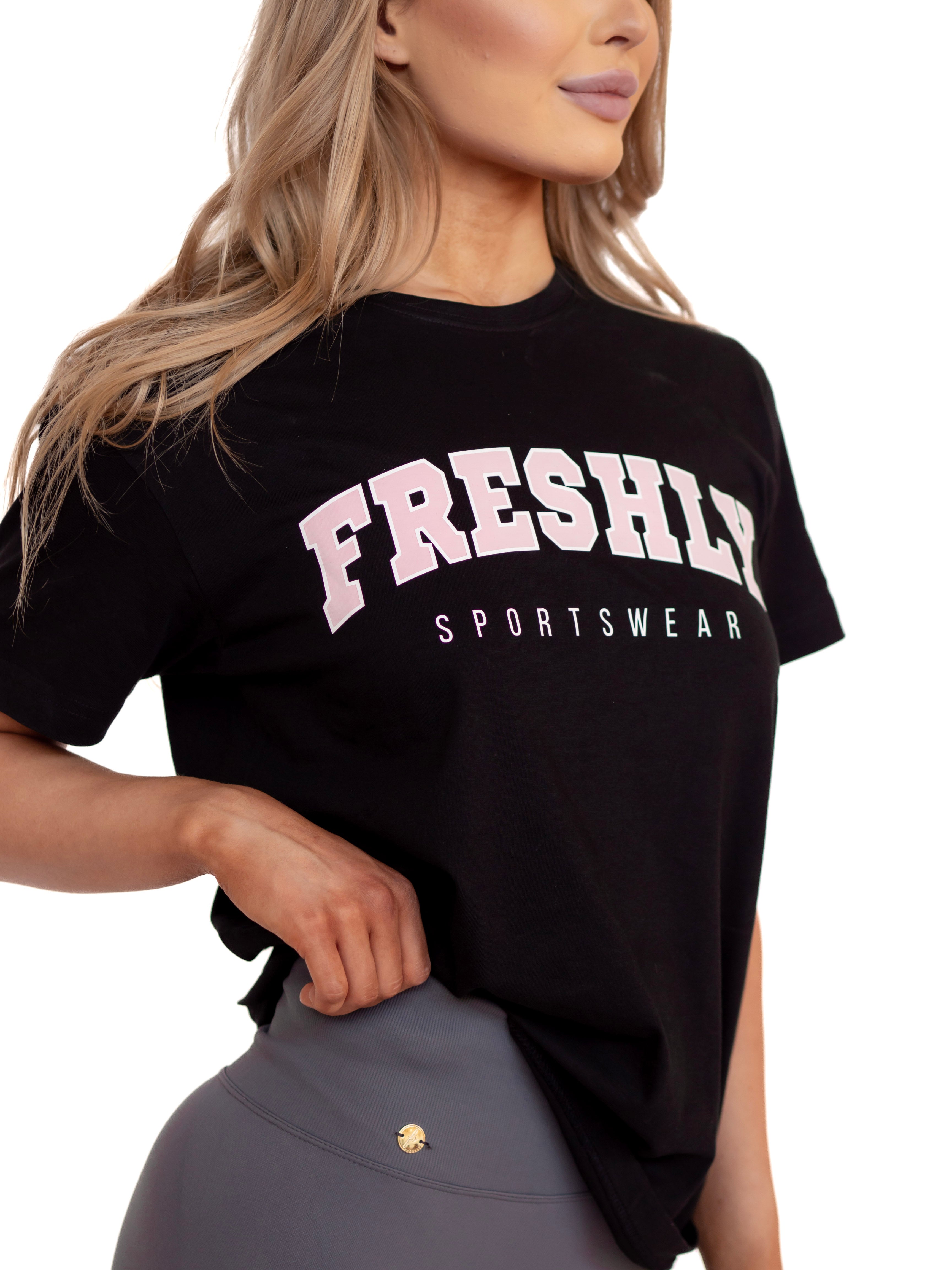 PUMP COVER OVERSIZED TEE - JERSEY PINK