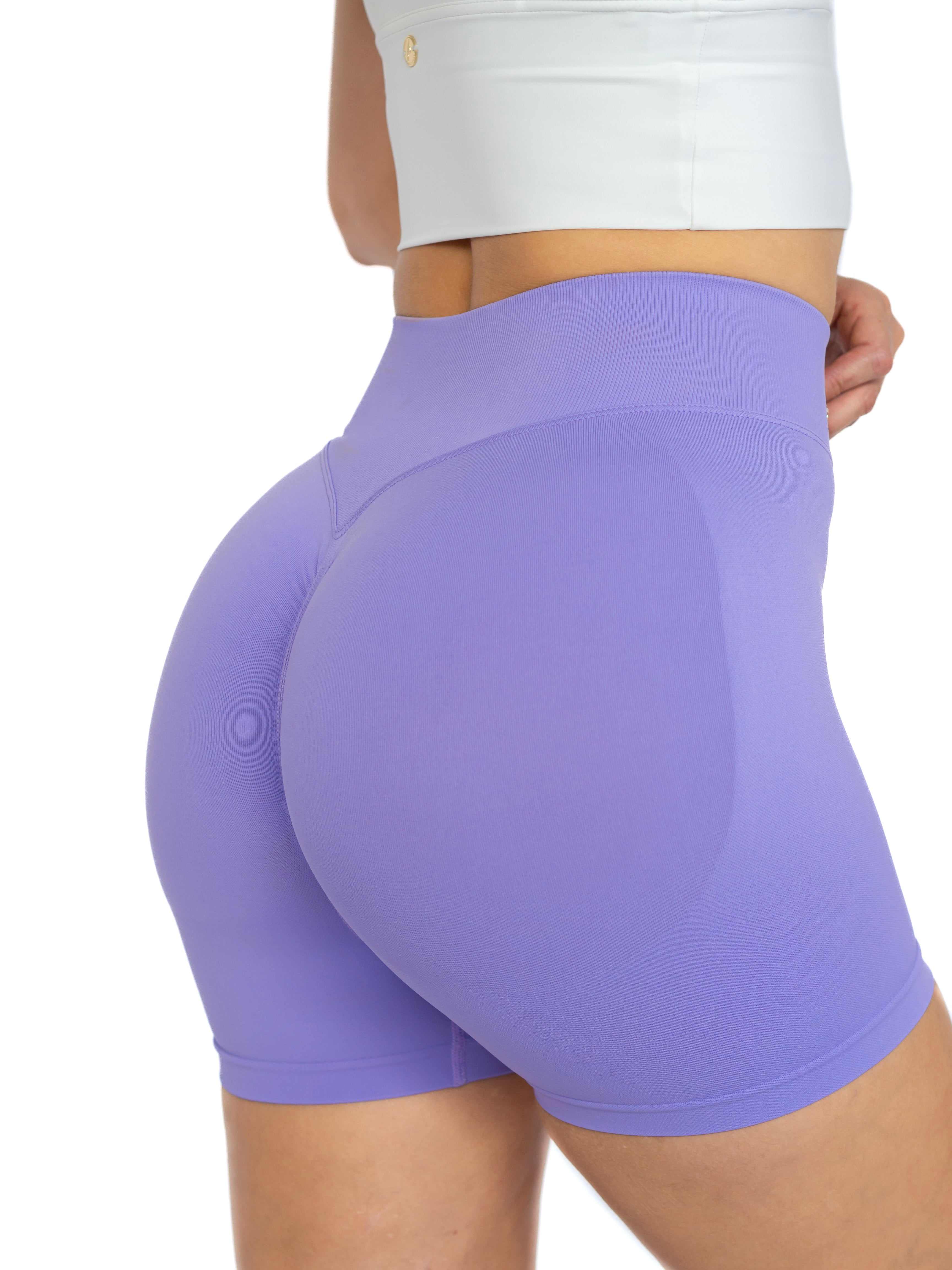 Perfect Peachy Shorts - Pastel Purple