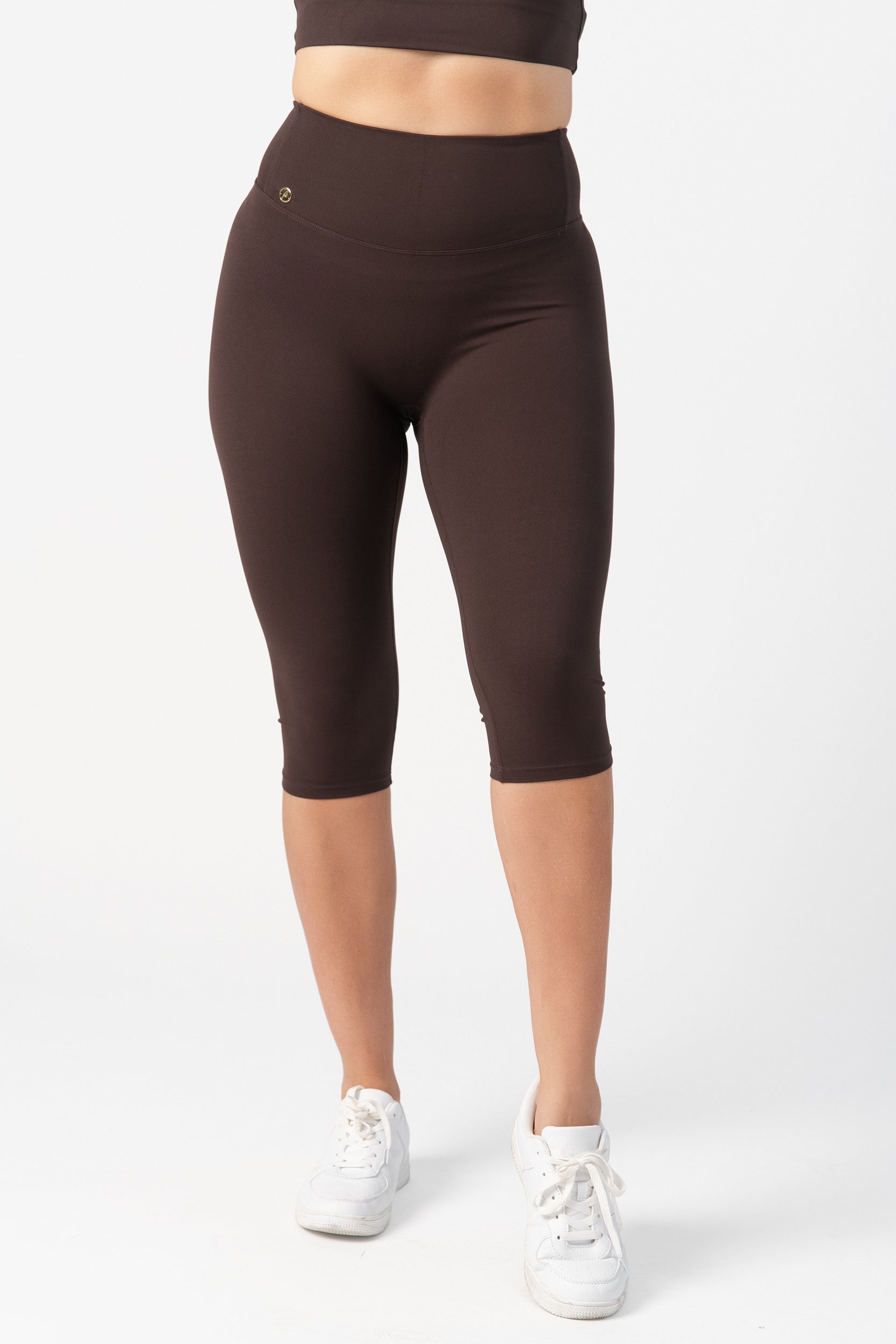 Core Capri Tights - Dark Brown