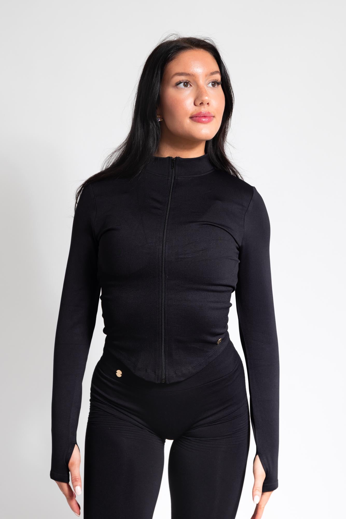 Formé Sculpt Zip Jacket - Black