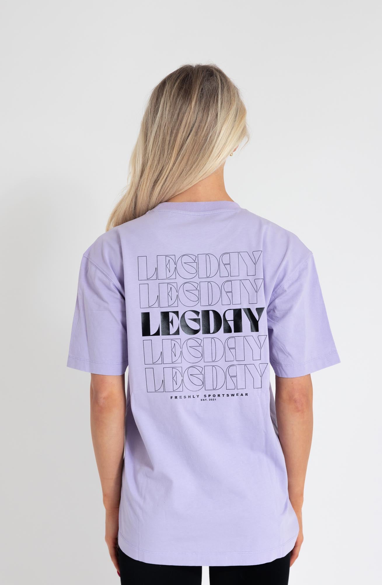 PUMP COVER OVERSIZED TEE - Lavender Dream