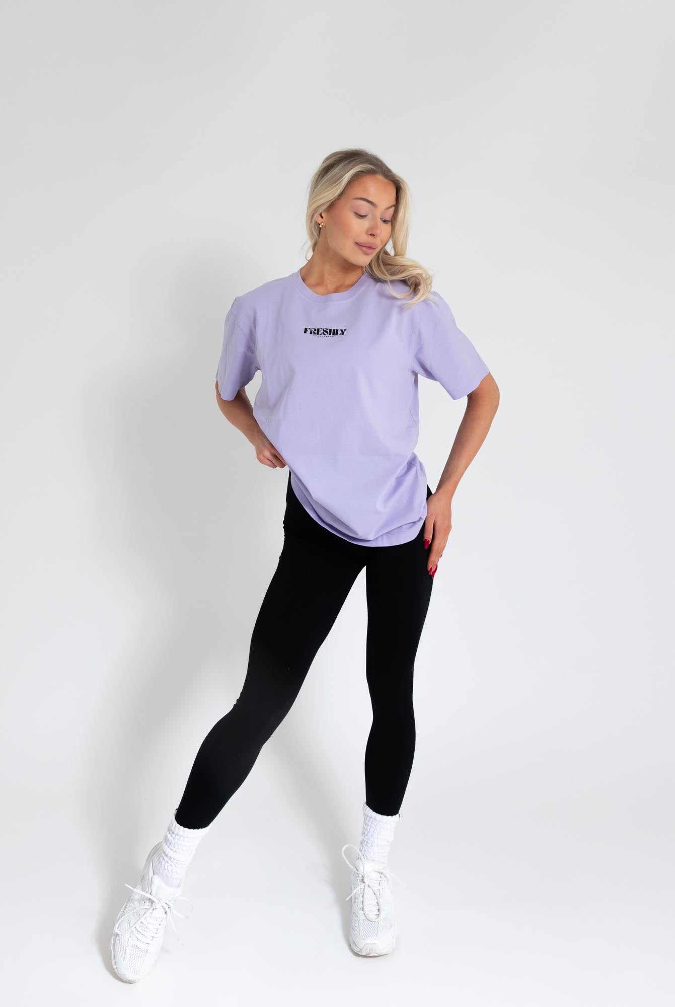 PUMP COVER OVERSIZED TEE - Lavender Dream