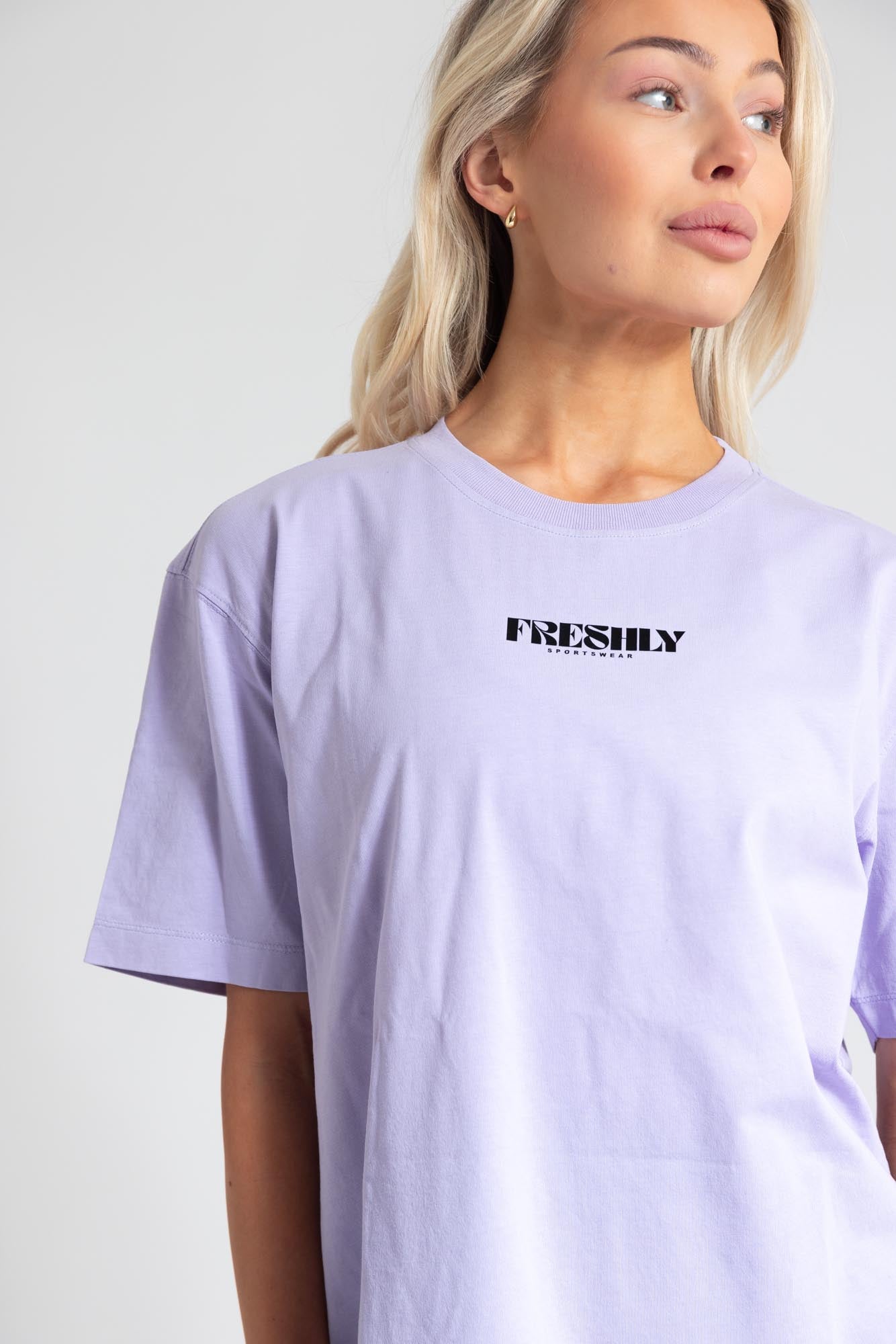 PUMP COVER OVERSIZED TEE - Lavender Dream