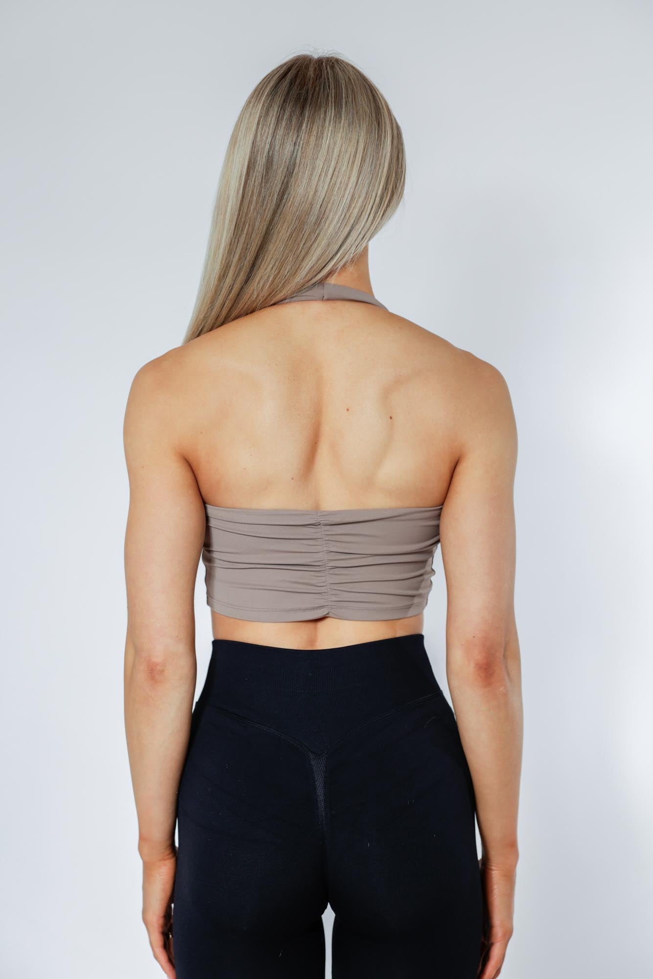 Halterneck Top - Mocha