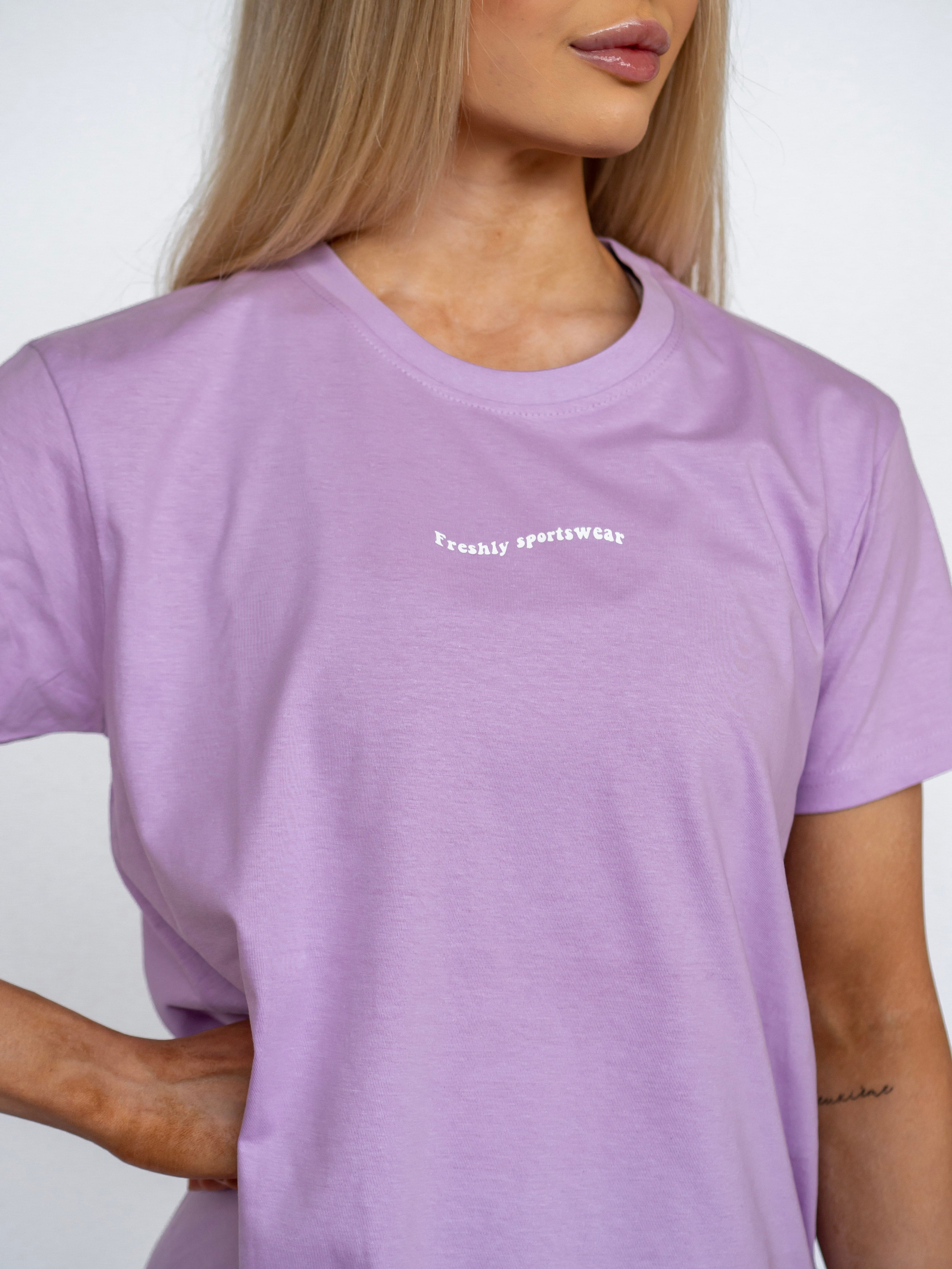 PUMP COVER OVERSIZED TEE - Groove Mauve