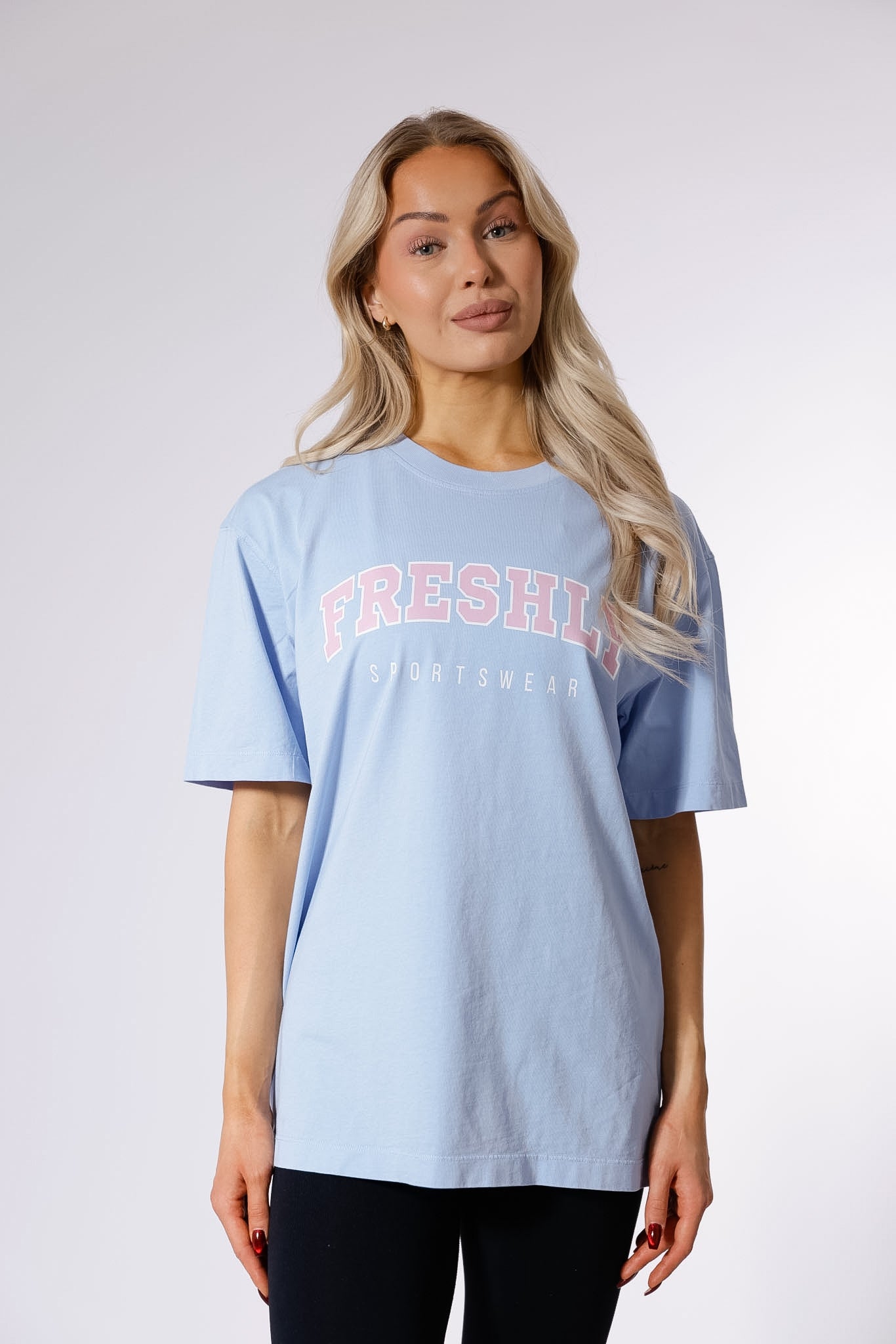 PUMP COVER OVERSIZED TEE - JERSEY PINK