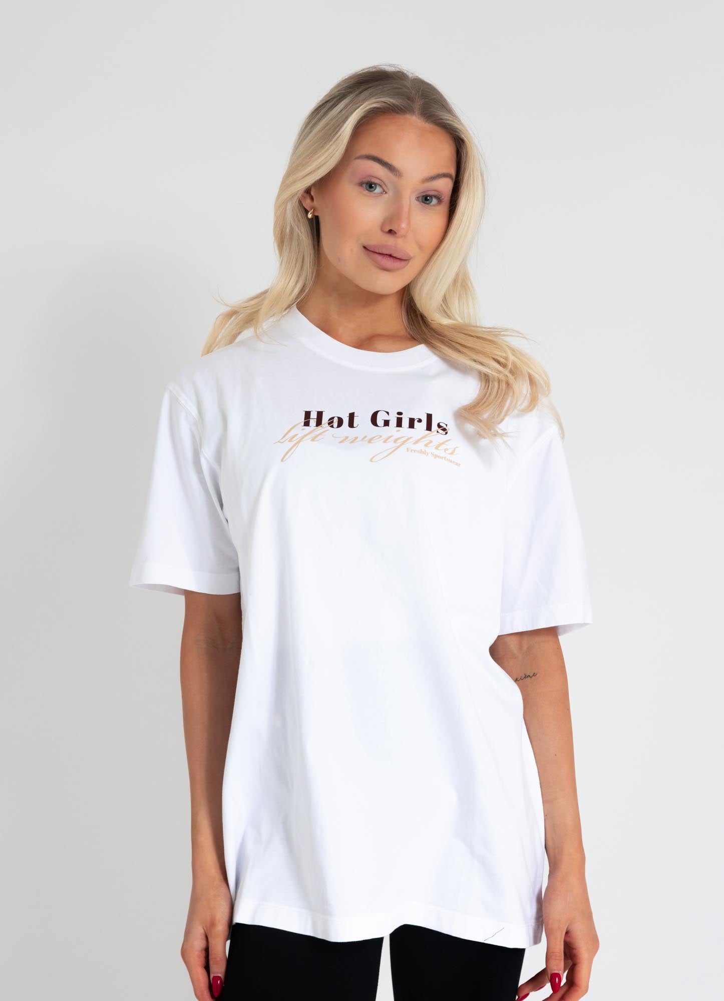 PUMP COVER OVERSIZED TEE - Pure White