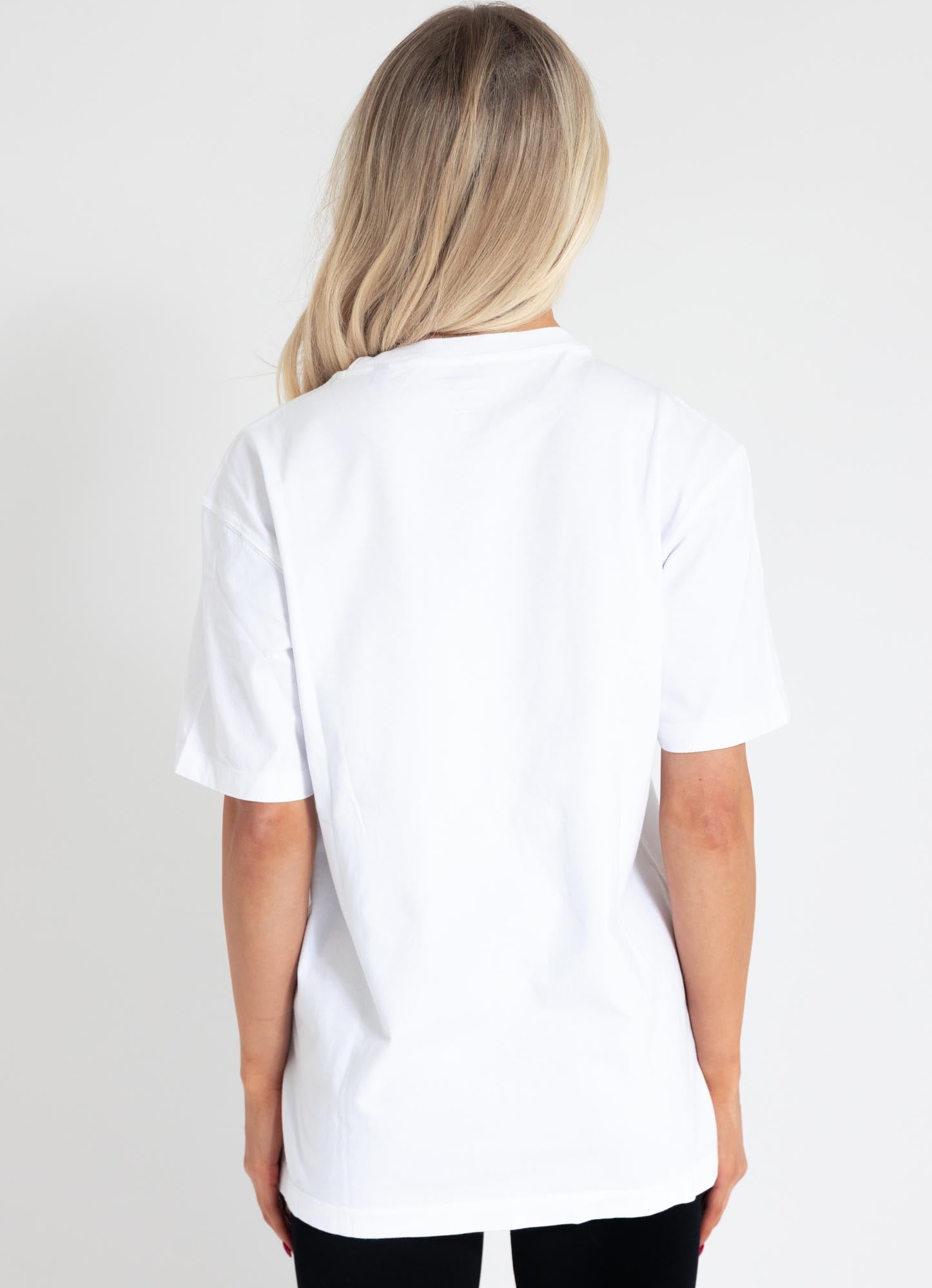 PUMP COVER OVERSIZED TEE - Pure White