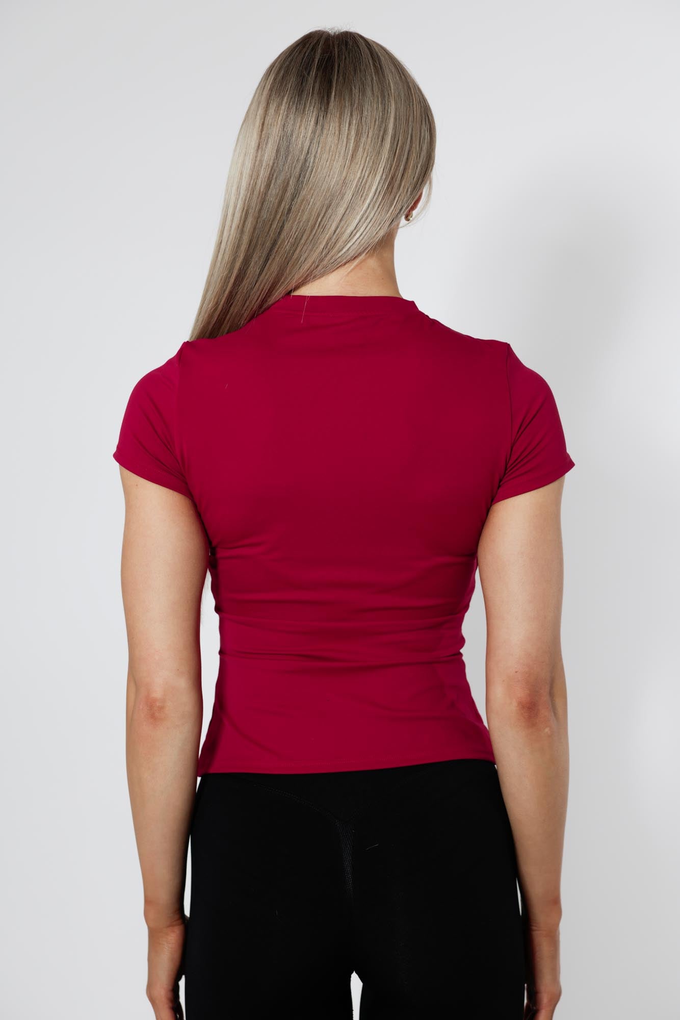 Sculpt T-shirt - Raspberry Red