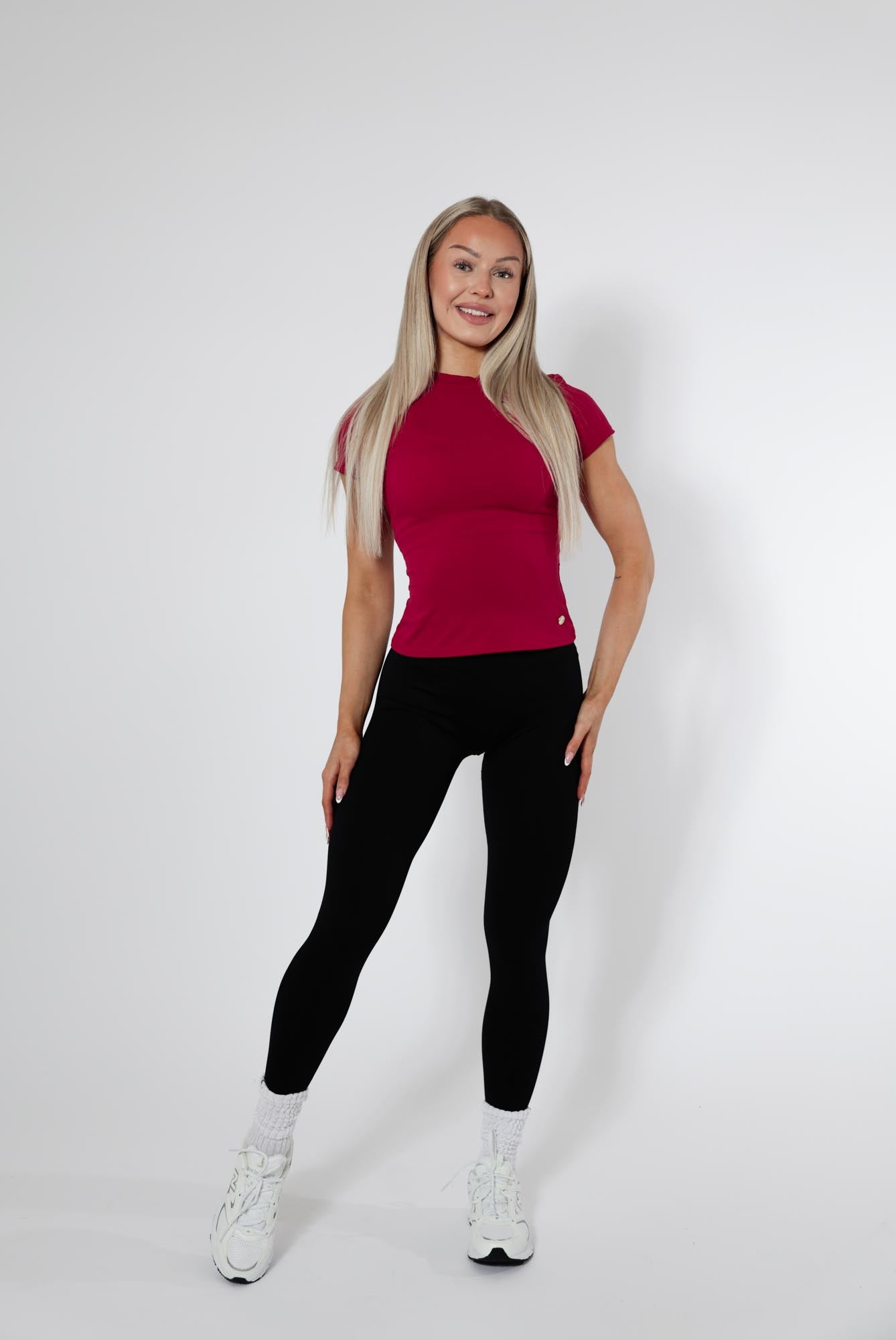 Sculpt T-shirt - Raspberry Red