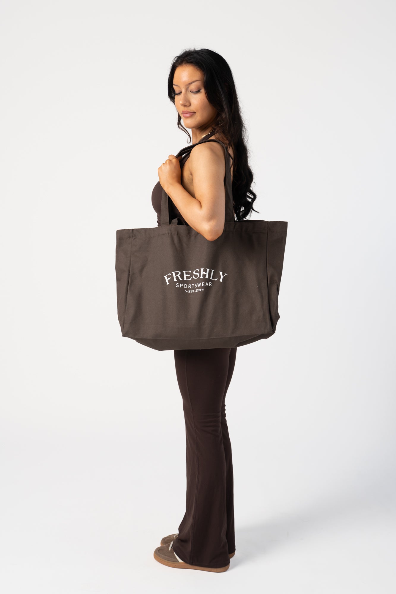 FRESHLY Tote Bag - Dark Brown