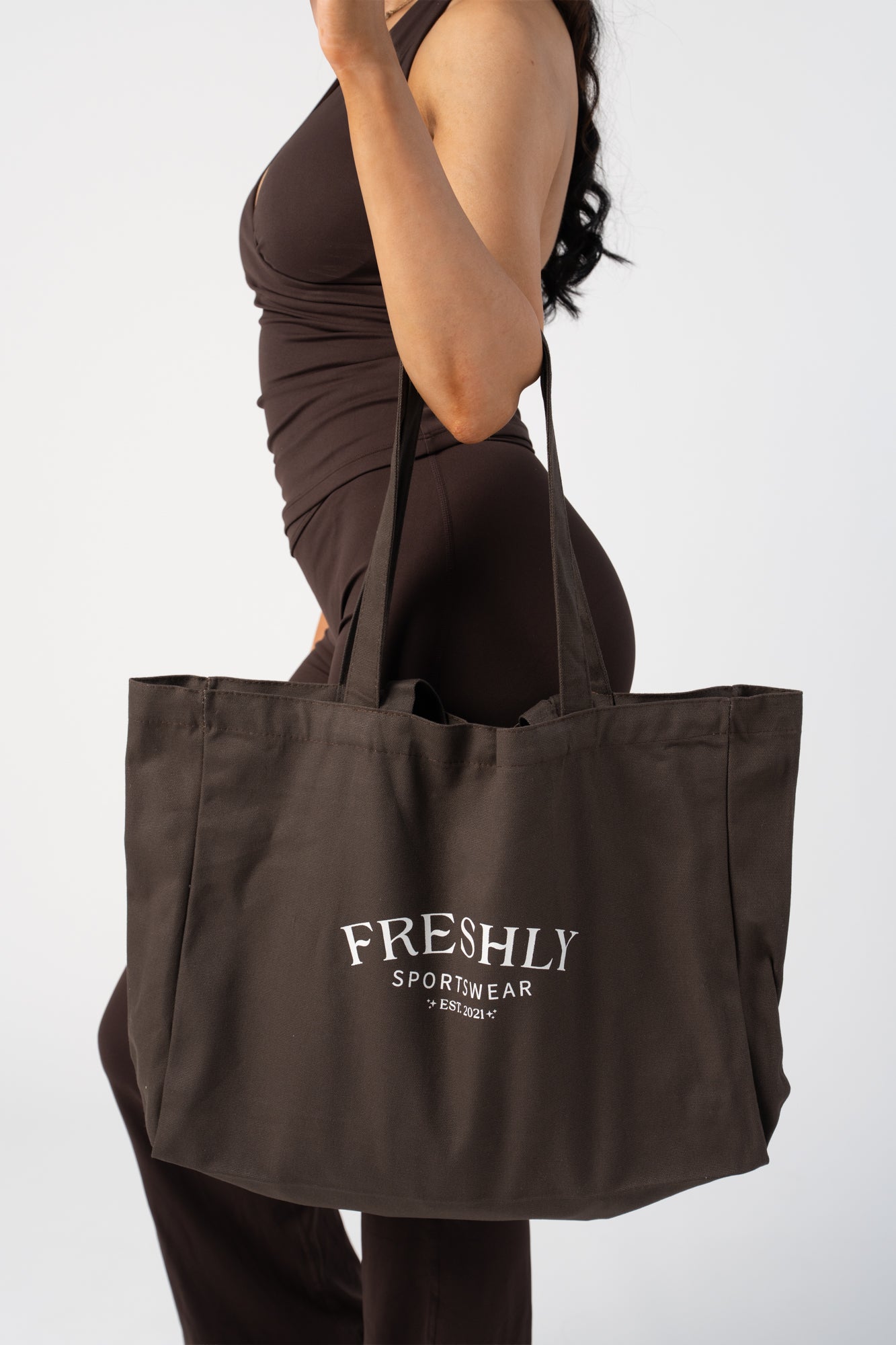 FRESHLY Tote Bag - Dark Brown