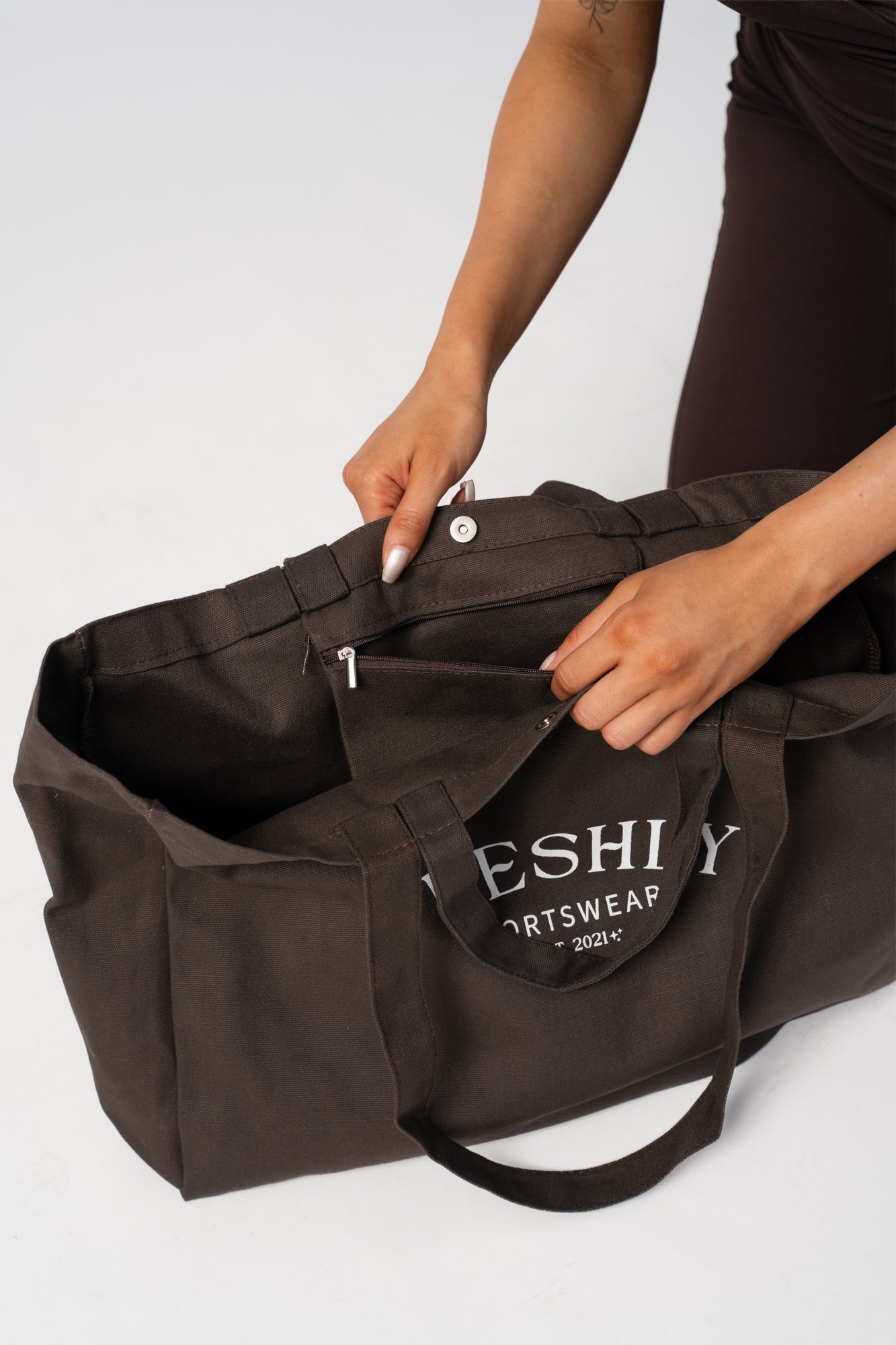 FRESHLY Tote Bag - Dark Brown