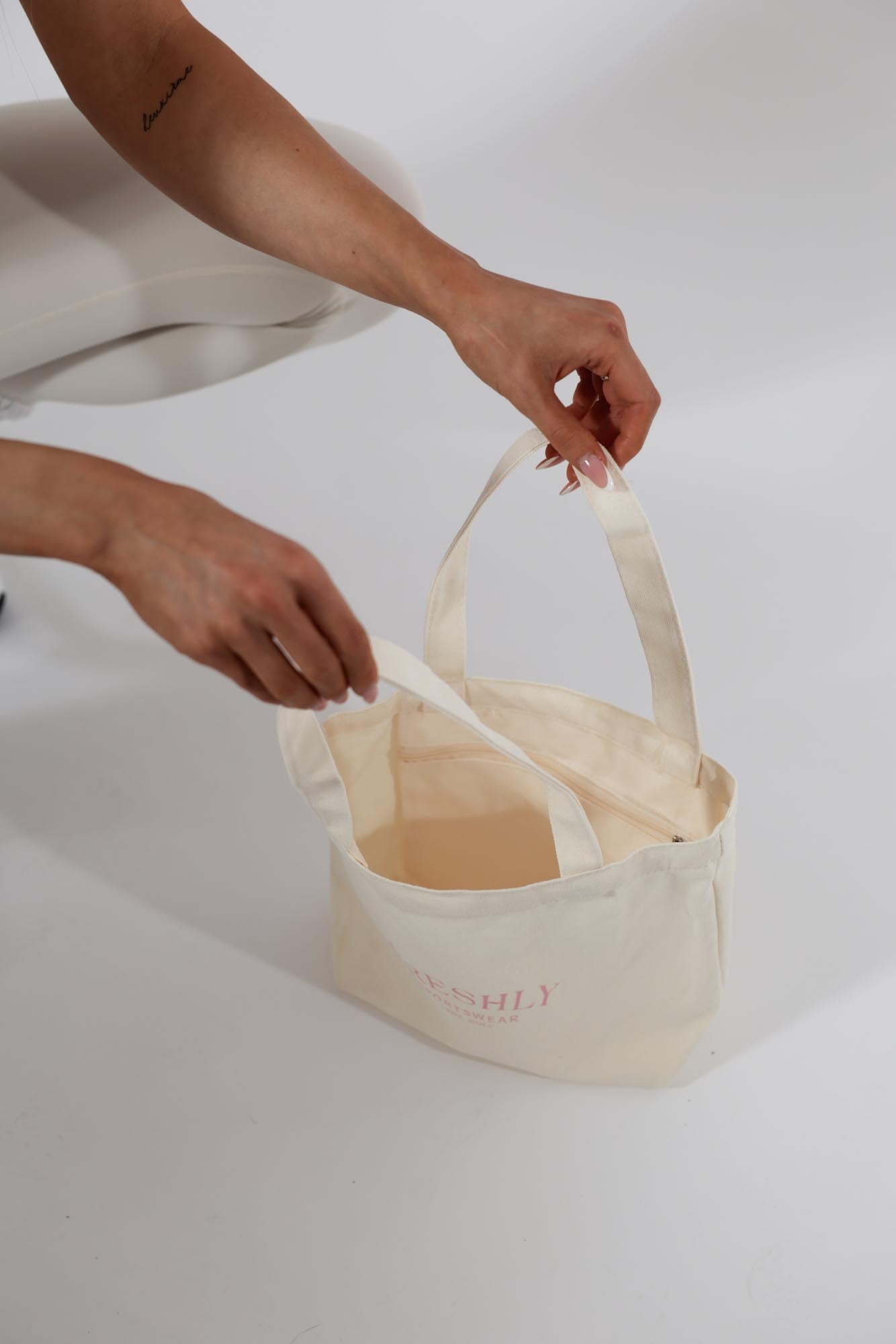 FRESHLY Mini Tote Bag - Creamy White