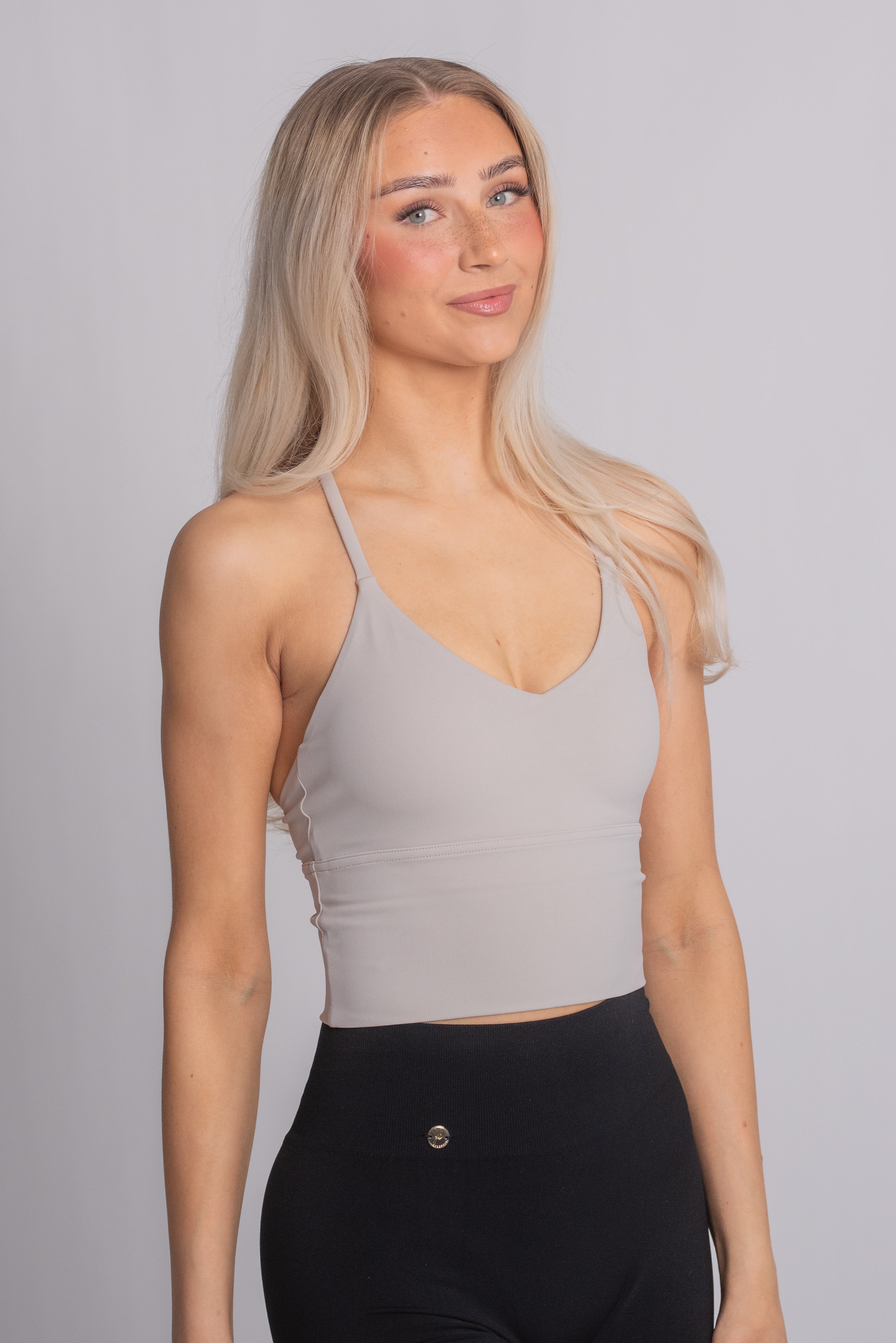 Perfect Back Top - Crystal Gray