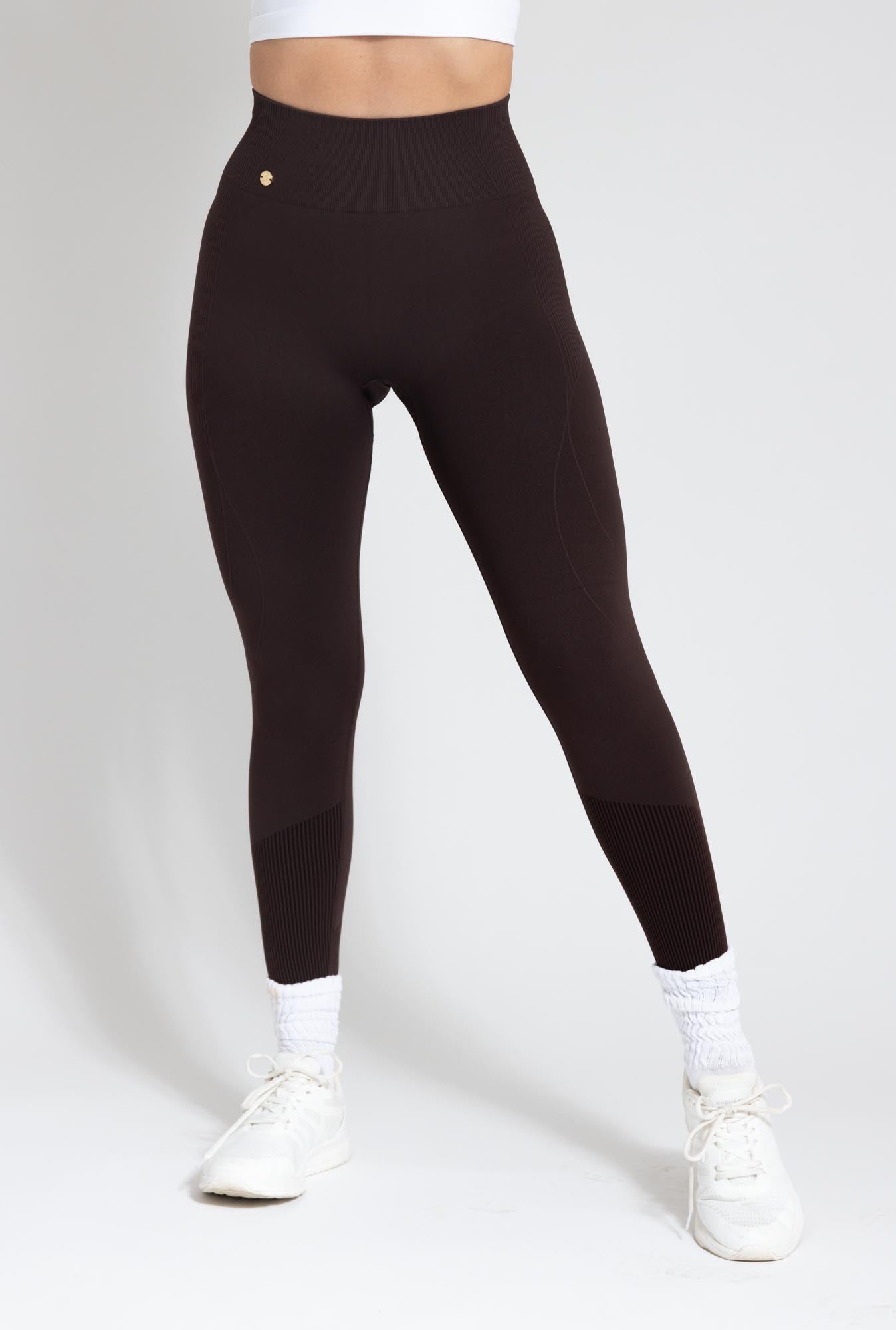 Evolve Contour Tights - Dark Brown