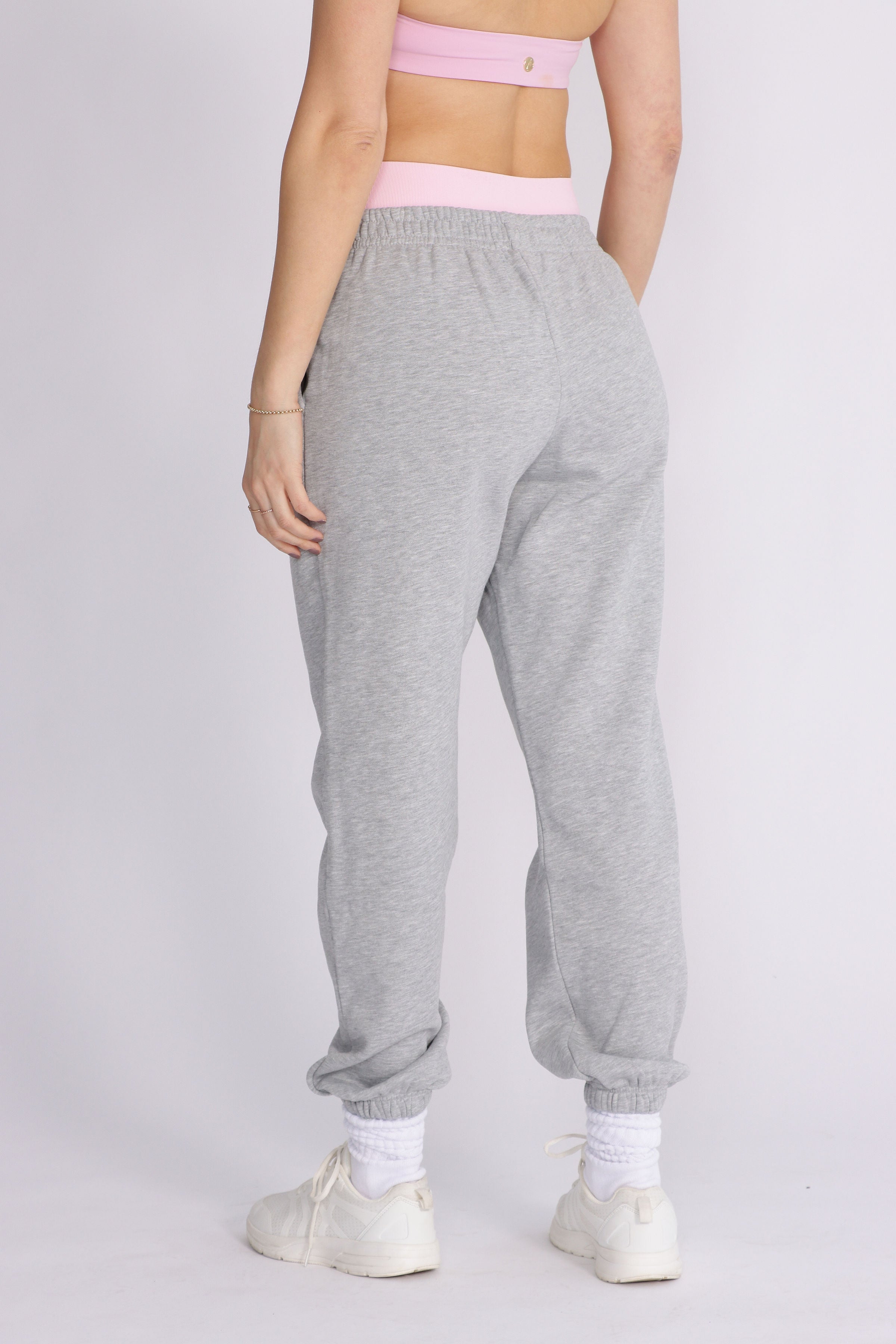 FRESHLY LIFTING CLUB SWEATPANTS - Melange Grey