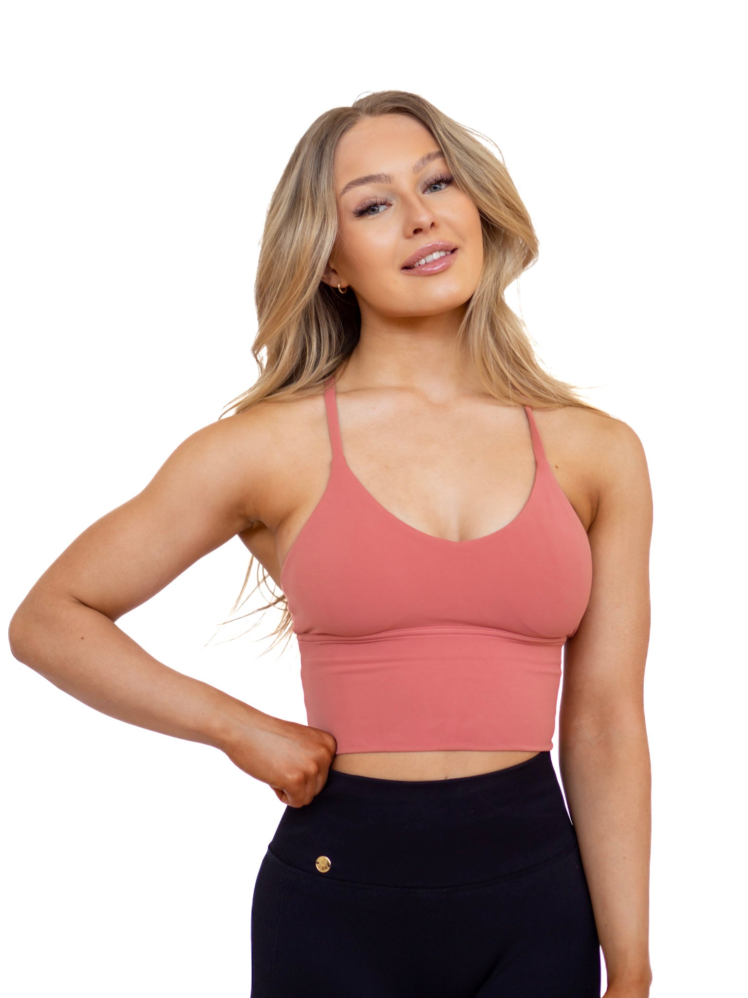 Perfect Back Top - Coral Blush