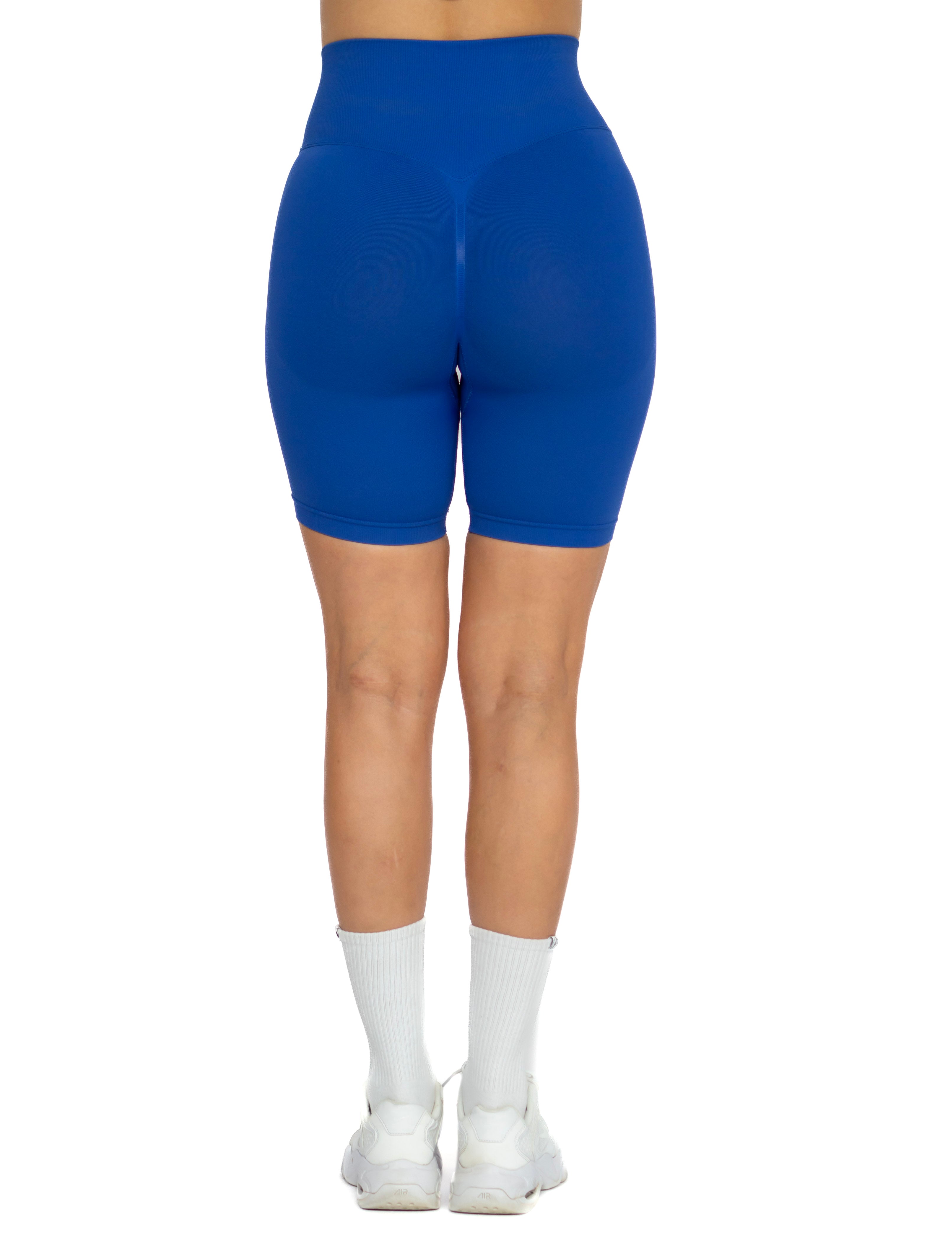 Perfect Peachy Biker Shorts - Royal Blue