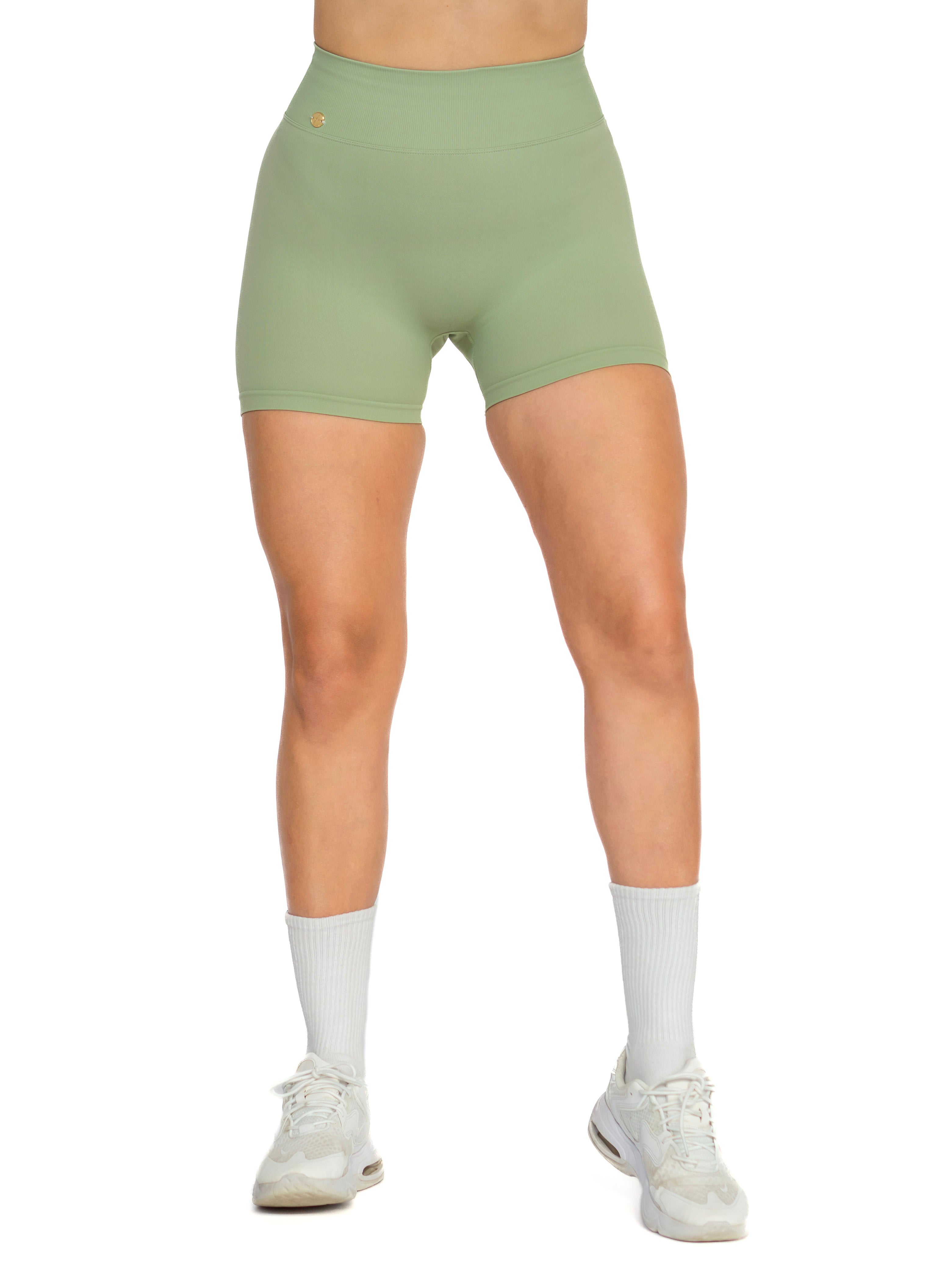 Perfect Peachy Shorts - Pale Green